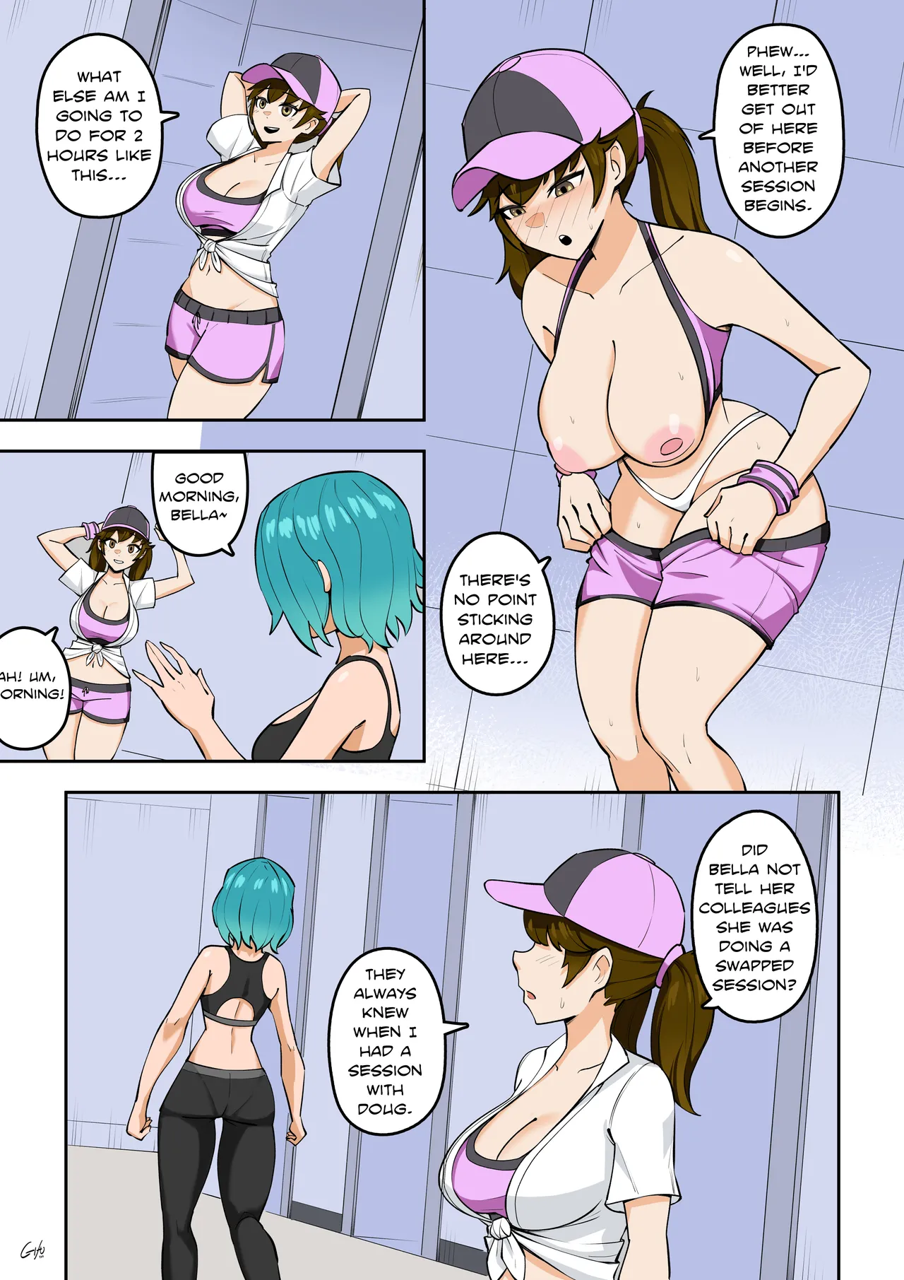 Kawaii Tsun'aho/ Swapping Gym Comic Page 23
