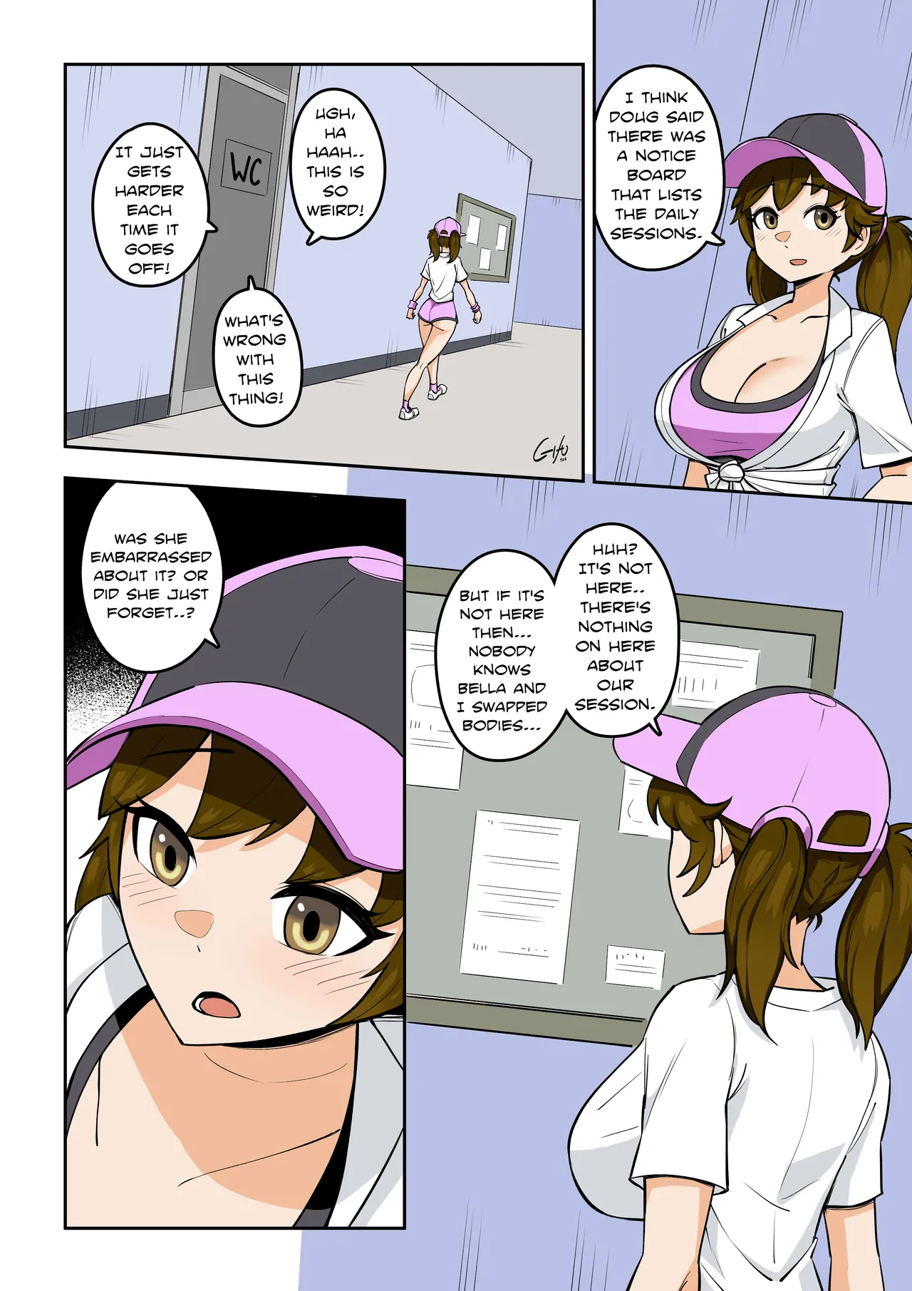 Kawaii Tsun'aho/ Swapping Gym Comic Page 24