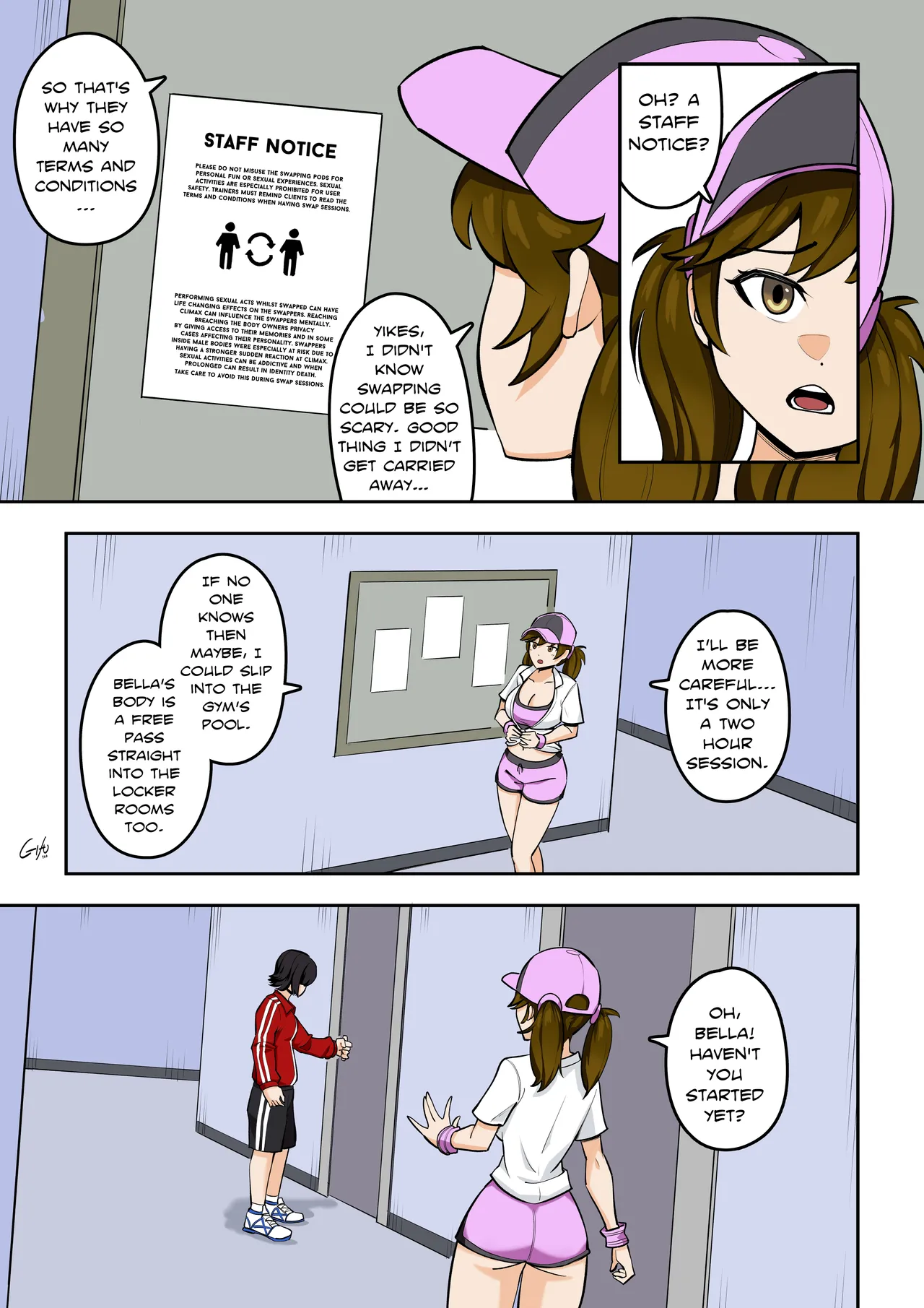 Kawaii Tsun'aho/ Swapping Gym Comic Page 25