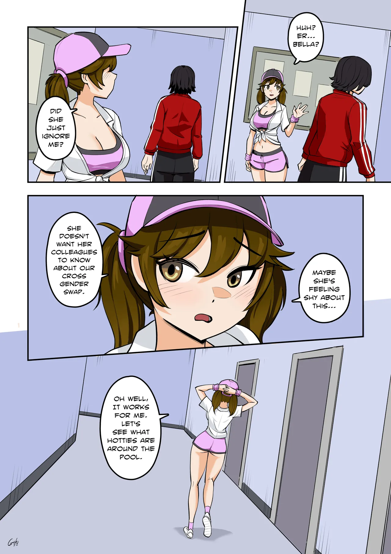 Kawaii Tsun'aho/ Swapping Gym Comic Page 26