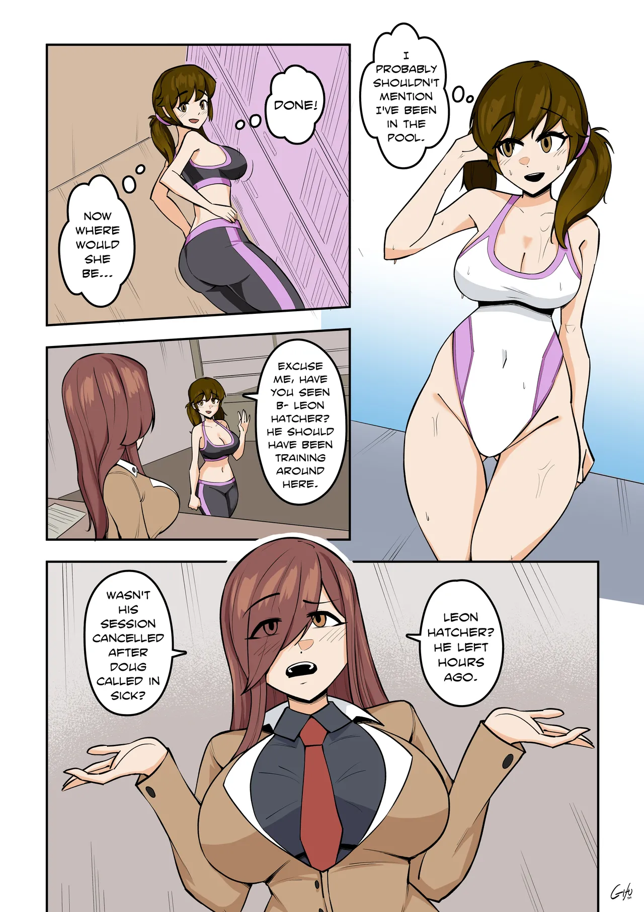 Kawaii Tsun'aho/ Swapping Gym Comic Page 30