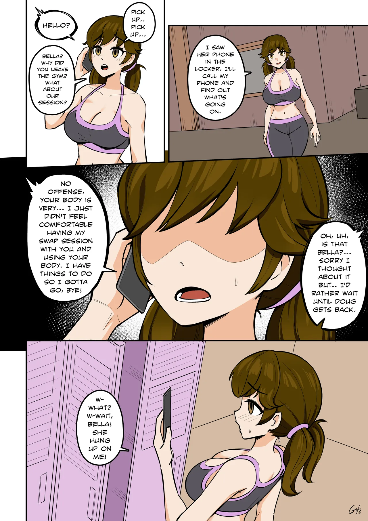 Kawaii Tsun'aho/ Swapping Gym Comic Page 32