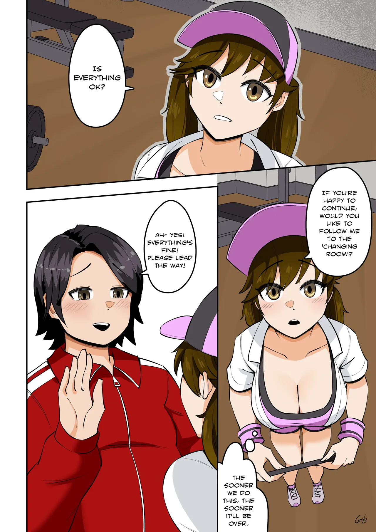 Kawaii Tsun'aho/ Swapping Gym Comic Page 6