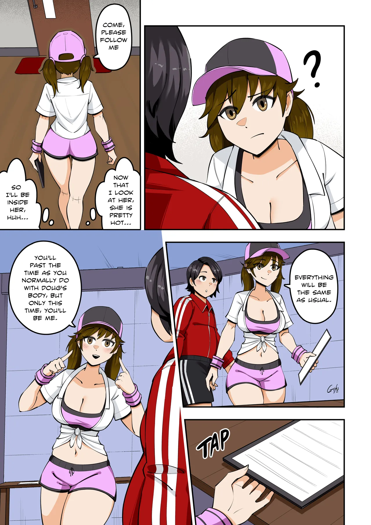 Kawaii Tsun'aho/ Swapping Gym Comic Page 7