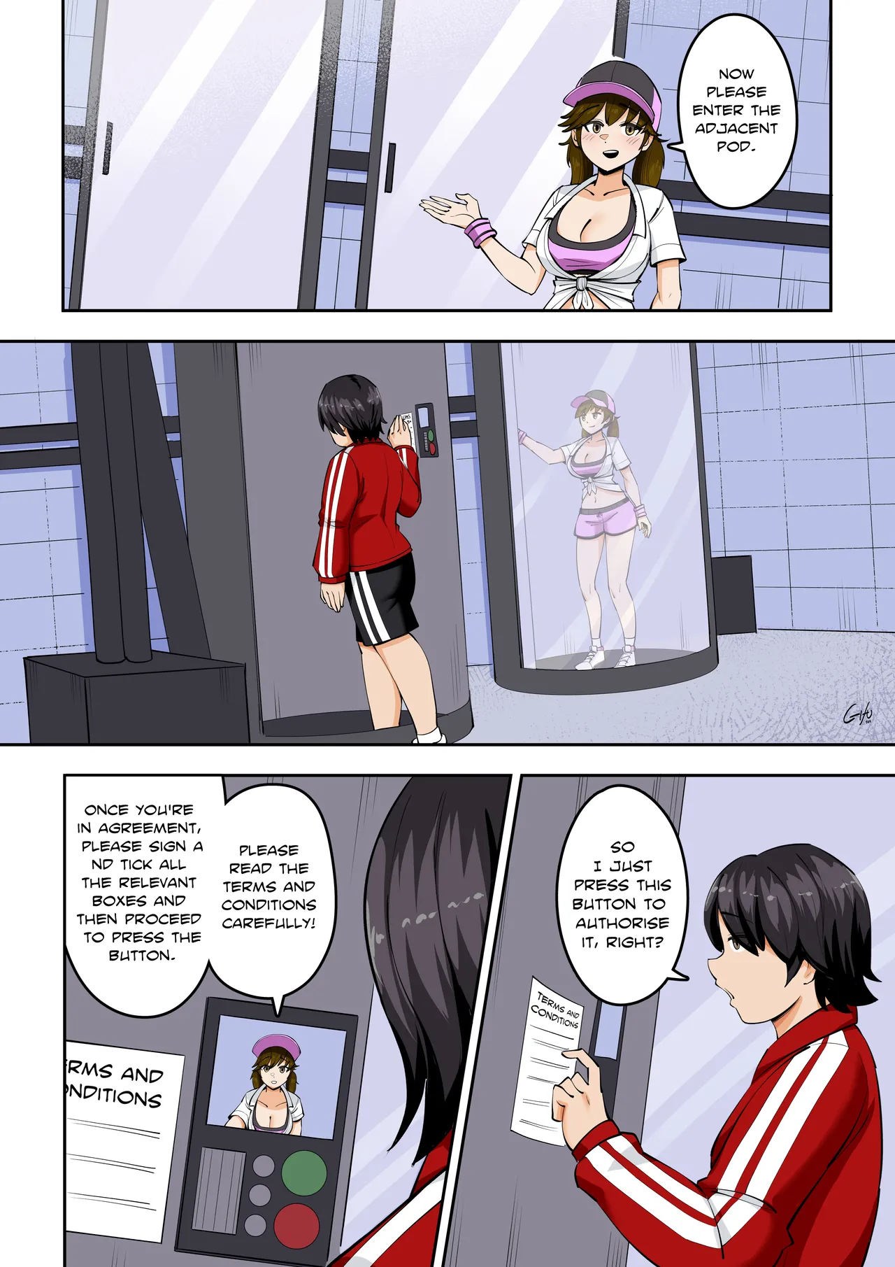 Kawaii Tsun'aho/ Swapping Gym Comic Page 8