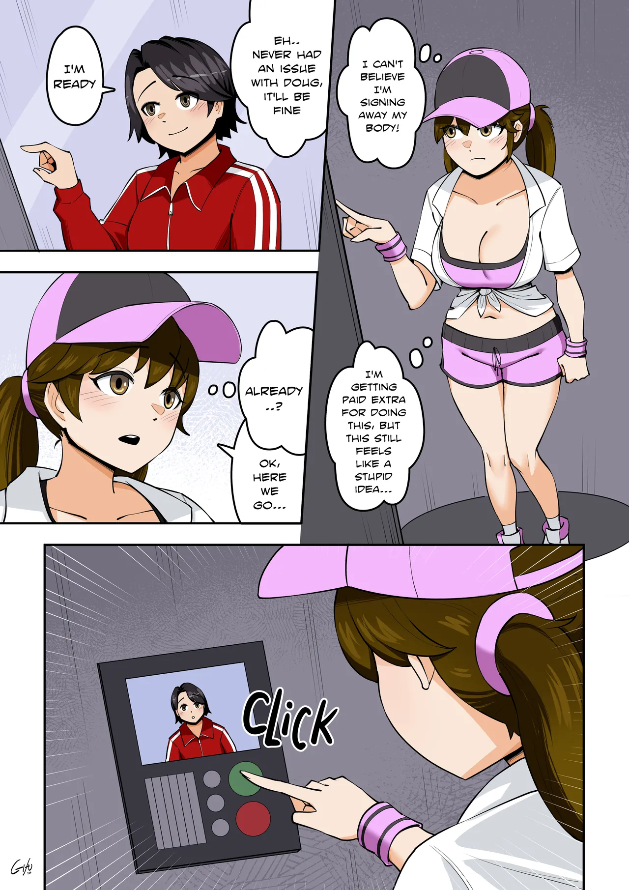 Kawaii Tsun'aho/ Swapping Gym Comic Page 9