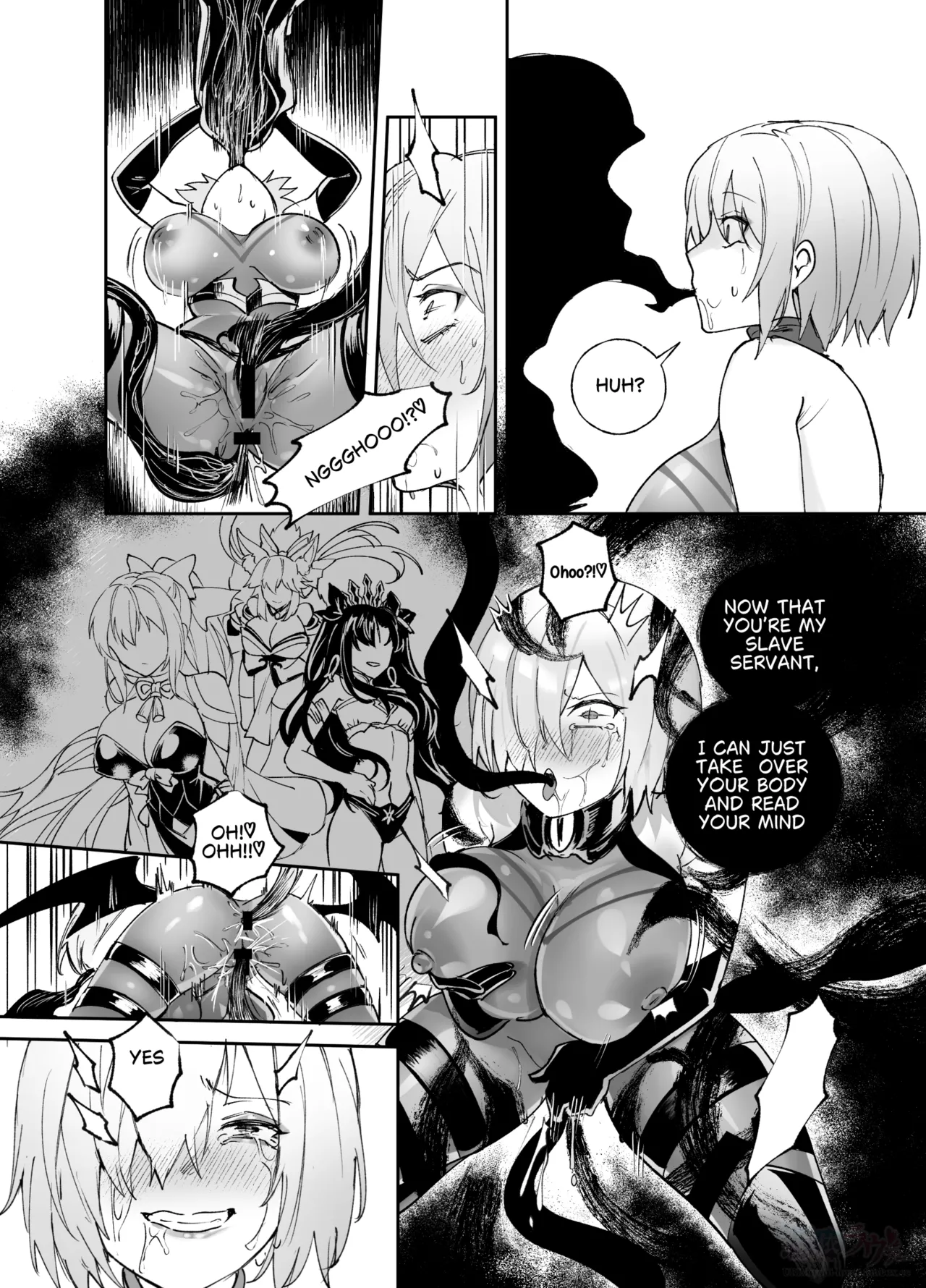 [Hyoui Lover (Duokuma)]Nakadashi Sareru to Zettai ni Ochiru Majutsu: Mash Hen(Fate/Grand Order) [English] Page 14