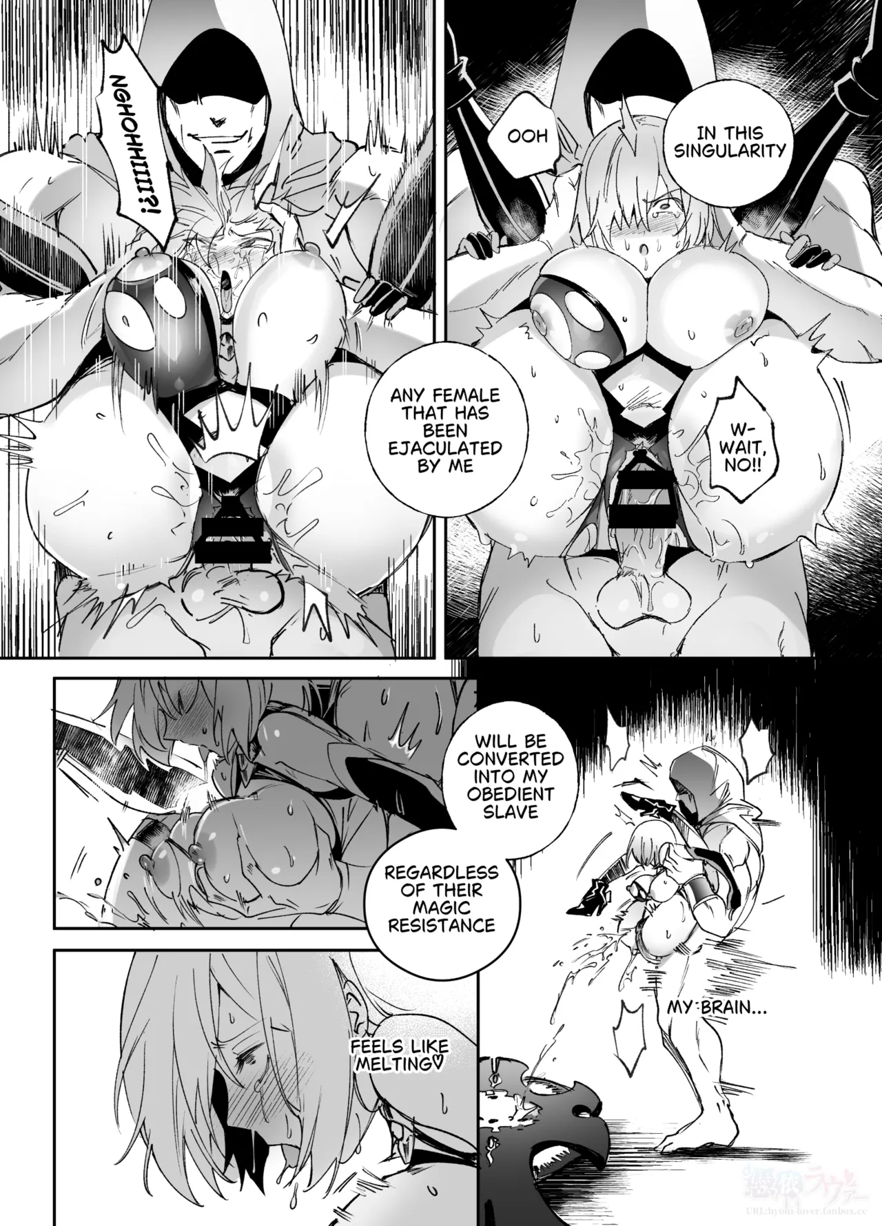 [Hyoui Lover (Duokuma)]Nakadashi Sareru to Zettai ni Ochiru Majutsu: Mash Hen(Fate/Grand Order) [English] Page 4