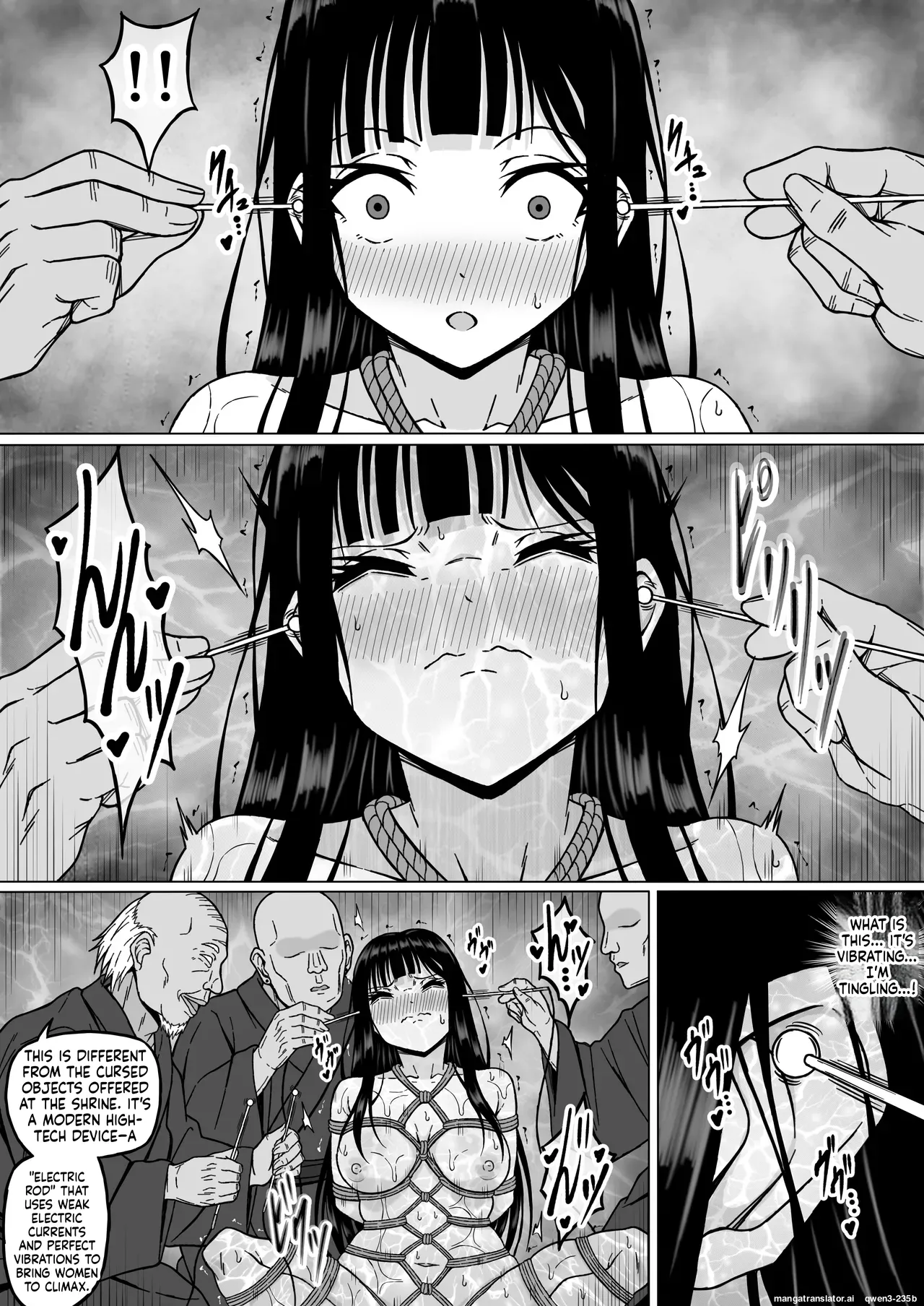 [Sawacream]Reibaishi Mikoto 2 Kairaku ni Zanpai su... Hentai Jijii to no Seikou no Gishiki de Ikikuruwasareru Shoujo no Karada(SCANMTL) Page 46