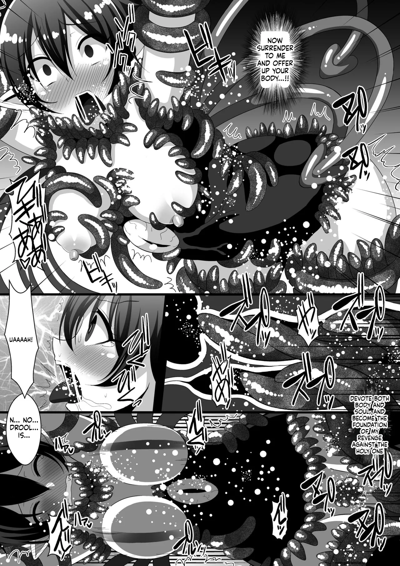 [Kleitos (Ryunosuke)]Shokushufuku de Mugen Zecchou ~Nue-chan Eikyuu Naedoko Jigoku~ | INFINITE ECSTASY IN A TENTACLE SUIT(Touhou Project) [English] [SCANMTL] [Digital] Page 12