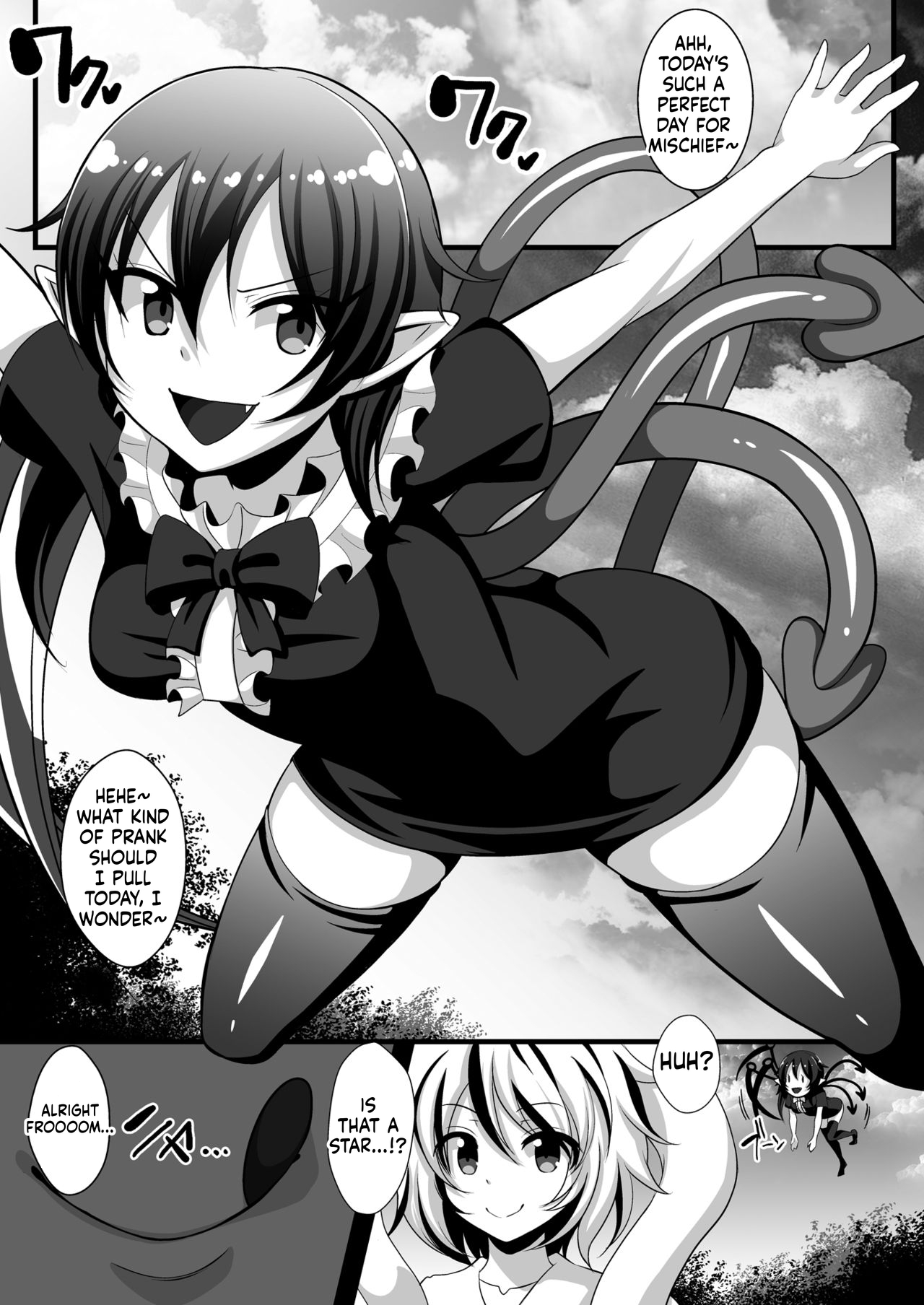 [Kleitos (Ryunosuke)]Shokushufuku de Mugen Zecchou ~Nue-chan Eikyuu Naedoko Jigoku~ | INFINITE ECSTASY IN A TENTACLE SUIT(Touhou Project) [English] [SCANMTL] [Digital] Page 3
