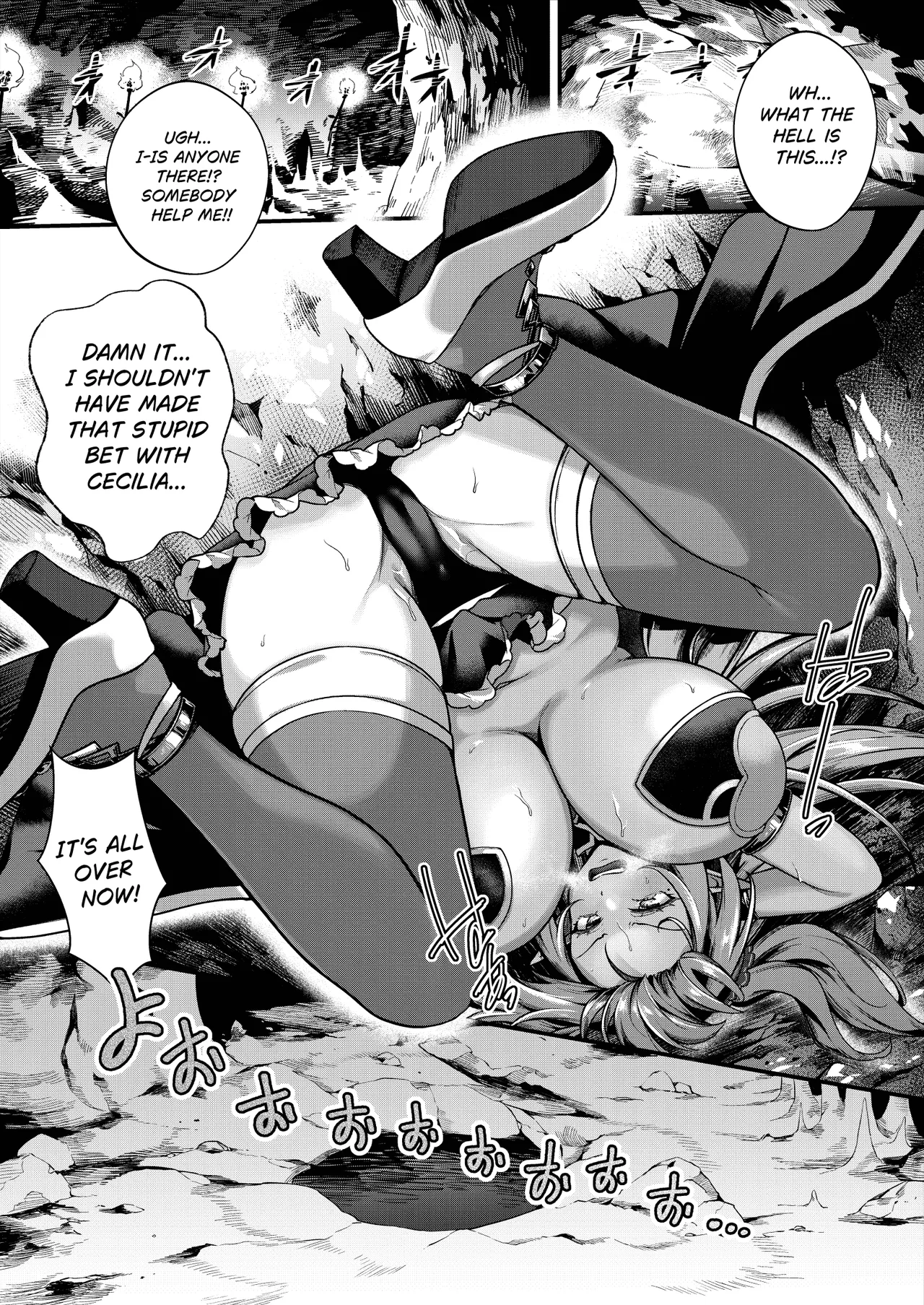 [Kannko Bokujyo (Kannko)]Ochita Tensai Mahoutsukai, Naodokoka Elf no Rokujuu Nichikan  + Omake Sabunshuu[English]  [Digital] Page 2