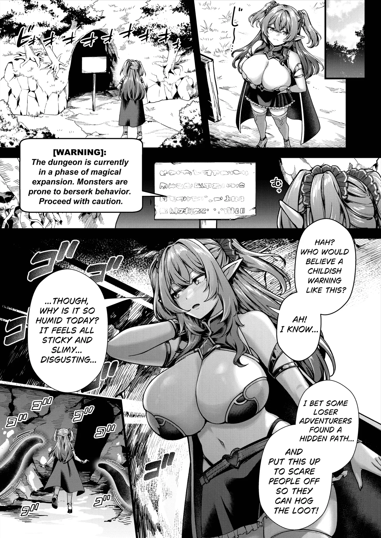 [Kannko Bokujyo (Kannko)]Ochita Tensai Mahoutsukai, Naodokoka Elf no Rokujuu Nichikan  + Omake Sabunshuu[English]  [Digital] Page 4