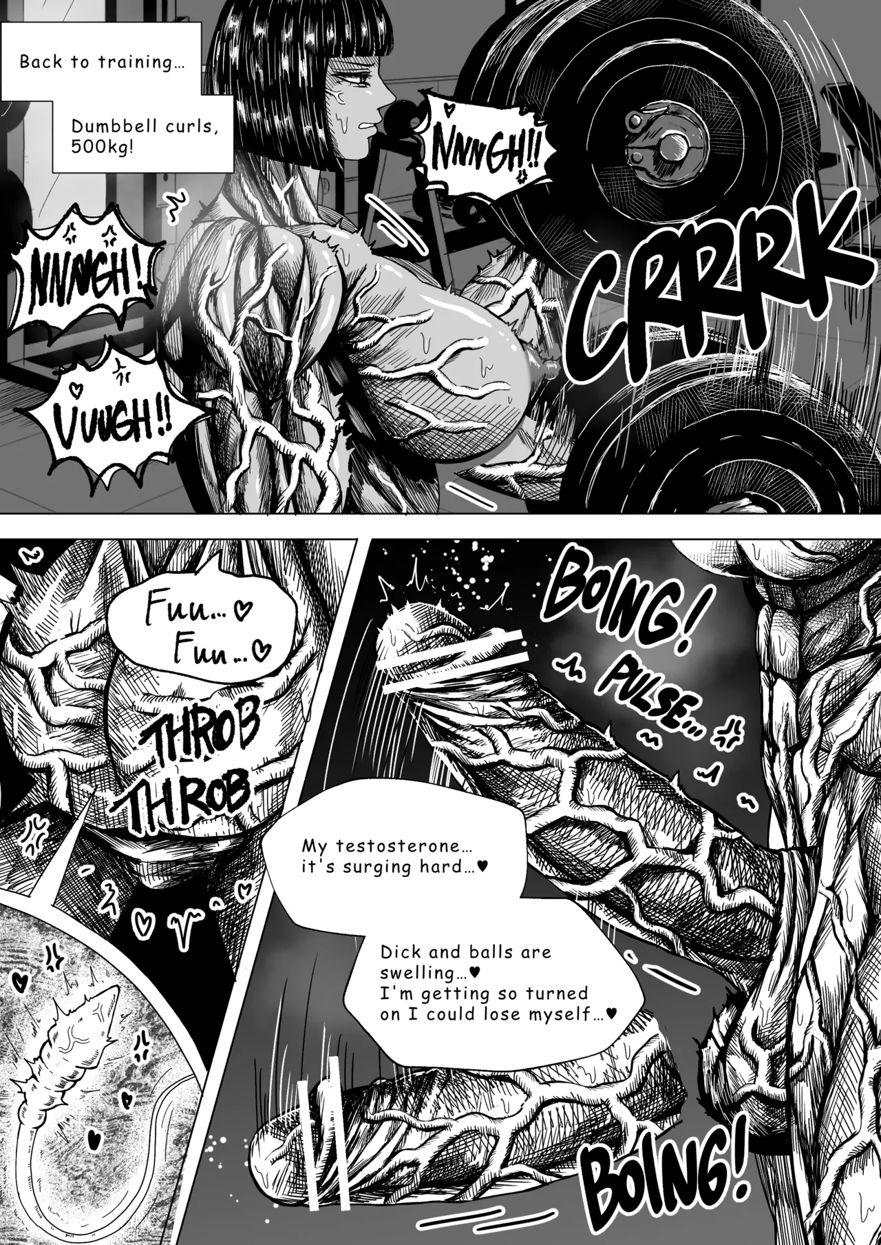 [Ebitarutaru(えびタルタル)]Muscular Futa Manga[English] Page 4