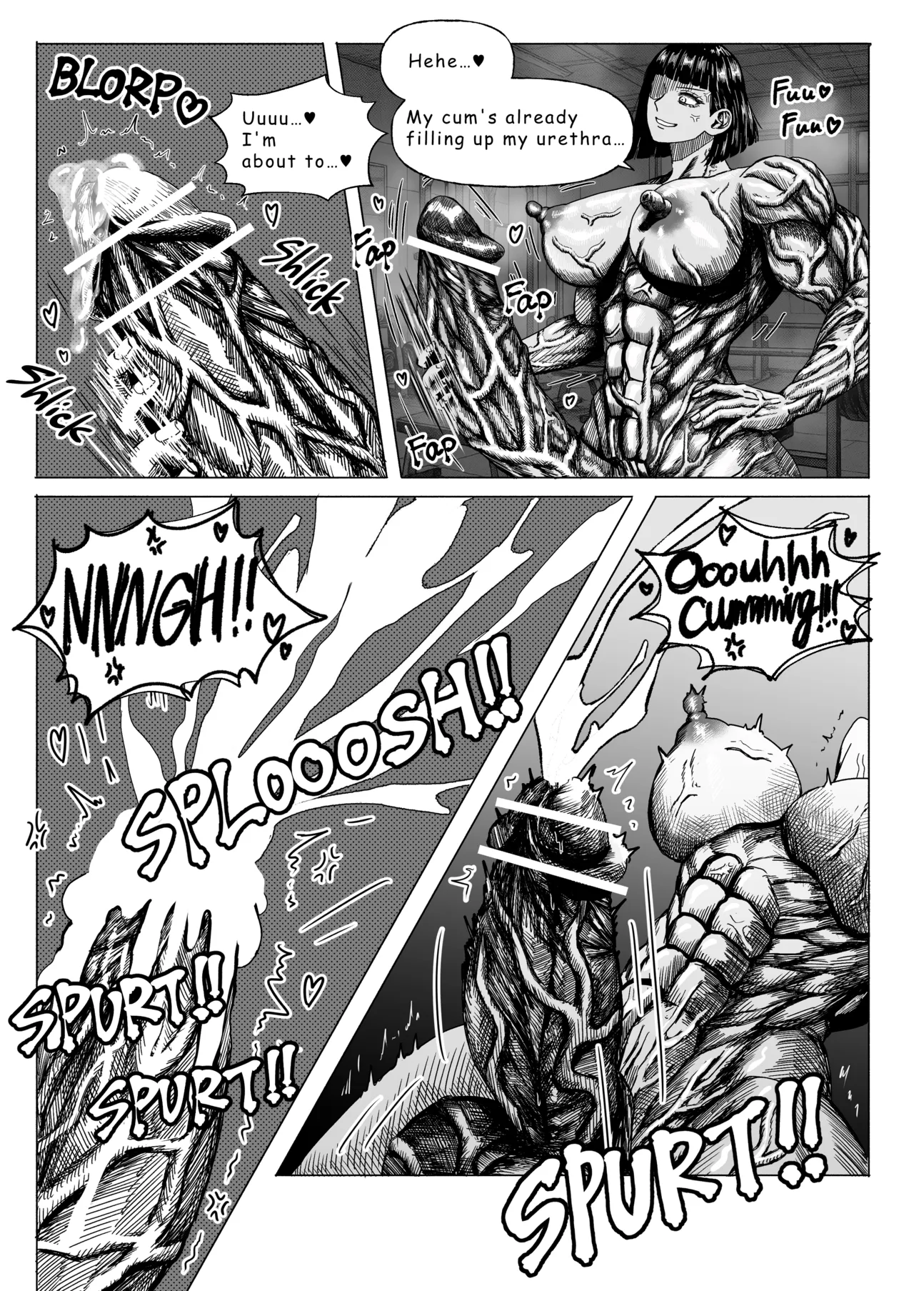 [Ebitarutaru(えびタルタル)]Muscular Futa Manga[English] Page 7