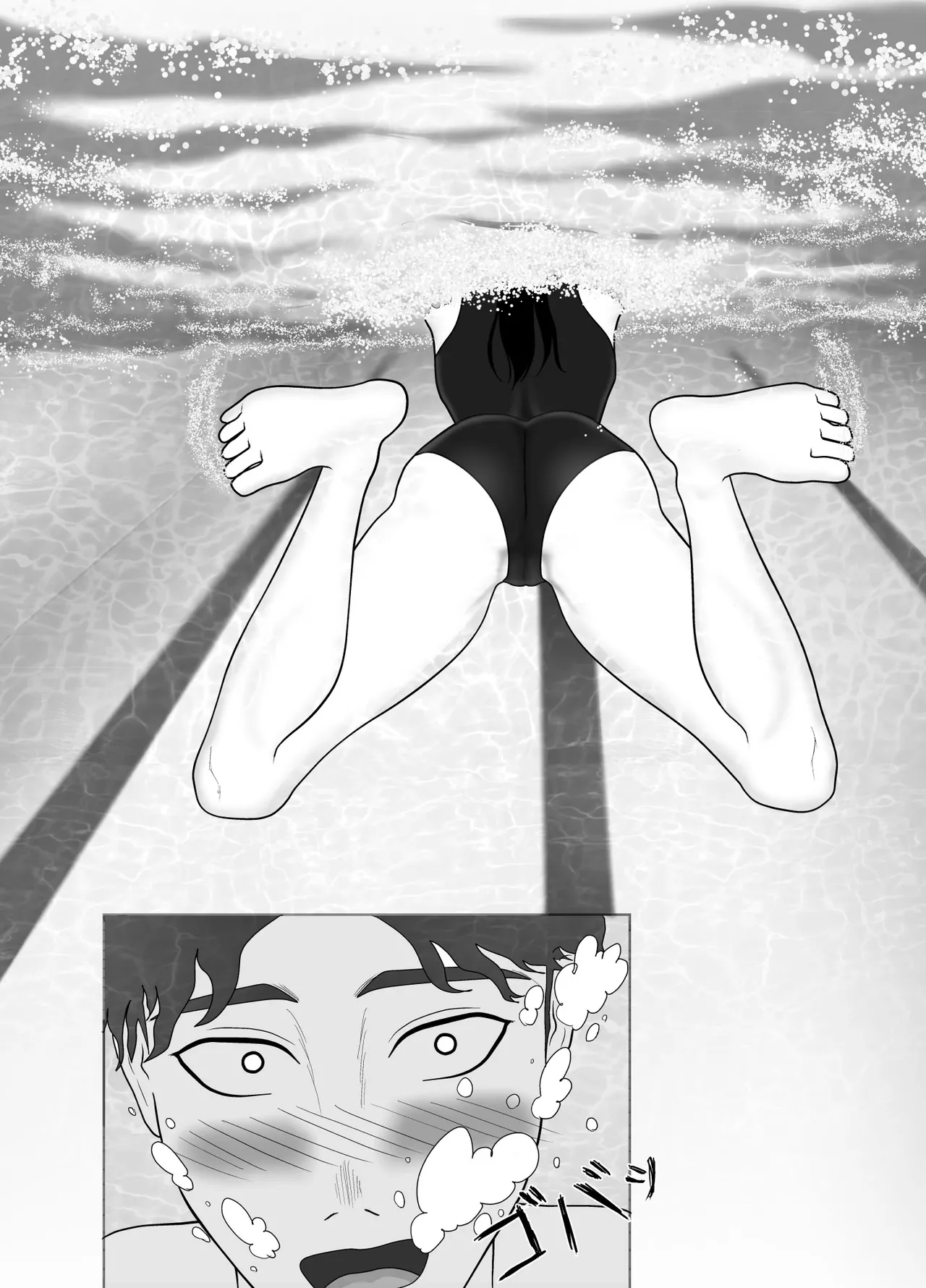 [Kuroe Kaoru]Uzuki-san Uchi no Suieibu Daiisshou | 卯月家的游泳部 第一章[Chinese] [牛头大帝个人汉化] Page 74