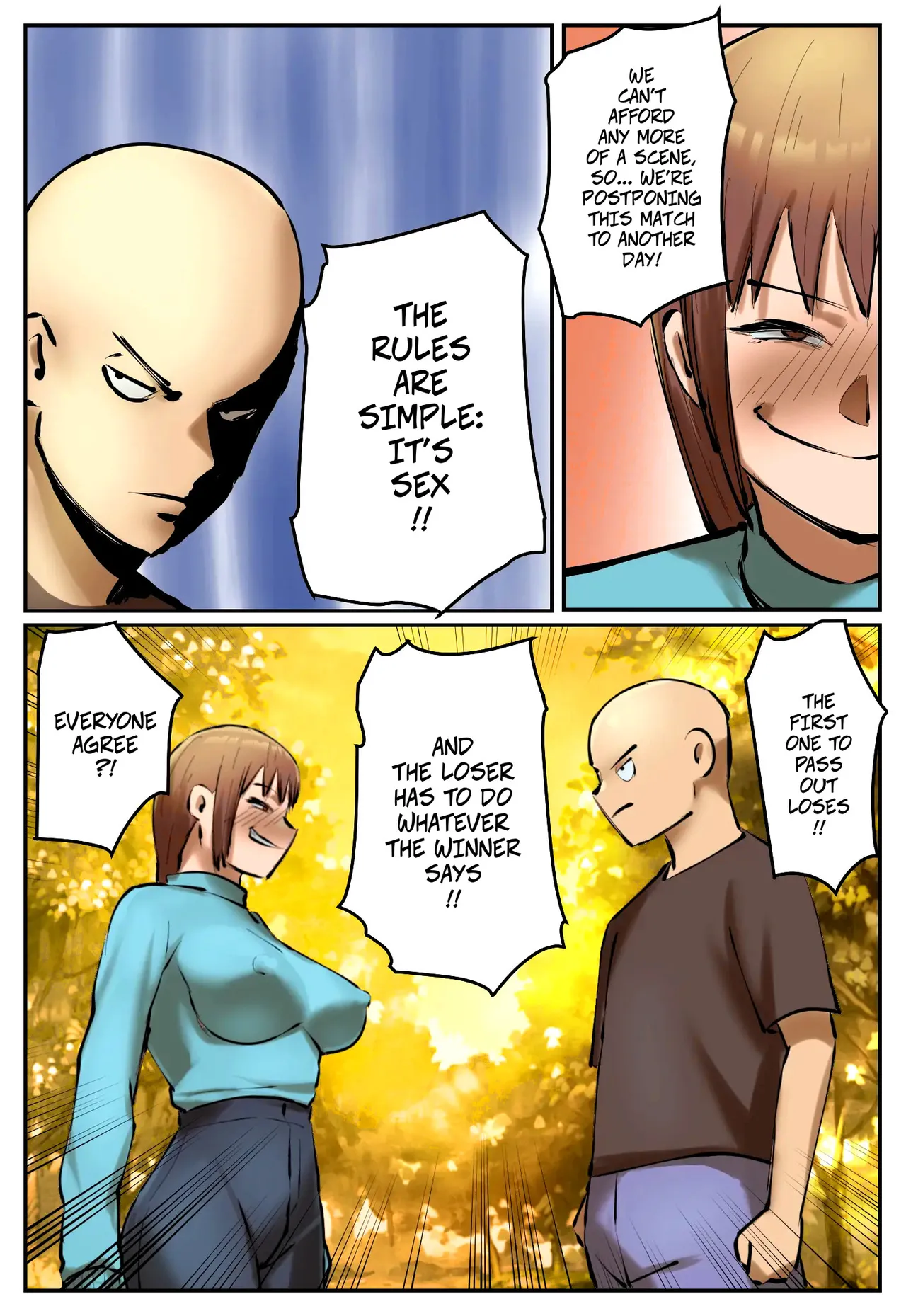 [Chotto B-Sen]My Part-Time Job Is To Get Revenge: The Loose Woman -- Fukushuu Yami Beit "Machi no Keikan ga Kowareru Kono Oppai Onna o Oidashite Hoshii"[Colorized] Page 16