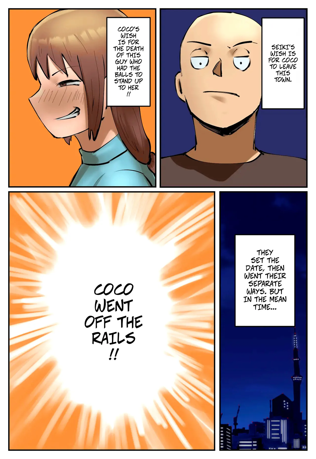 [Chotto B-Sen]My Part-Time Job Is To Get Revenge: The Loose Woman -- Fukushuu Yami Beit "Machi no Keikan ga Kowareru Kono Oppai Onna o Oidashite Hoshii"[Colorized] Page 17