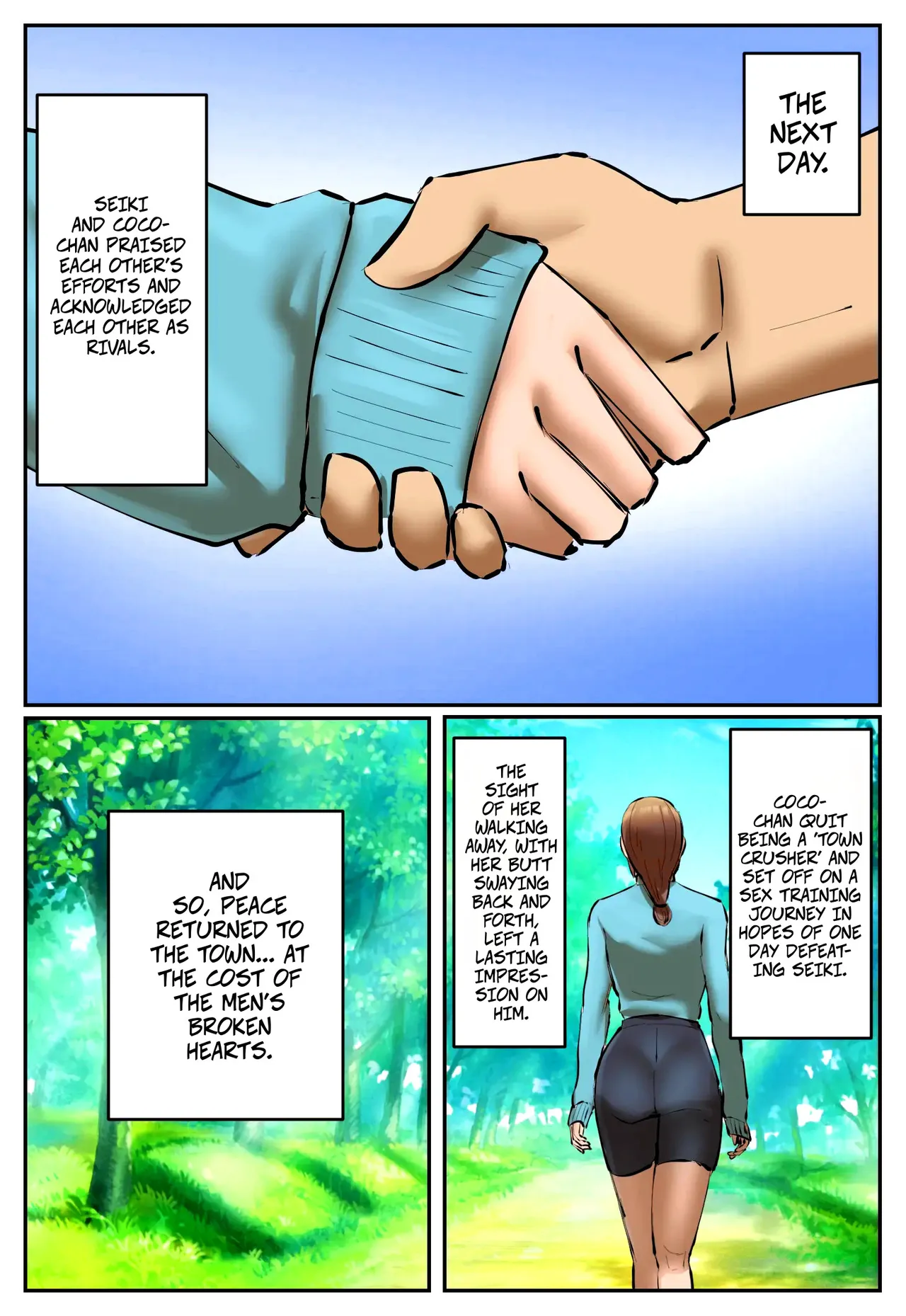 [Chotto B-Sen]My Part-Time Job Is To Get Revenge: The Loose Woman -- Fukushuu Yami Beit "Machi no Keikan ga Kowareru Kono Oppai Onna o Oidashite Hoshii"[Colorized] Page 41