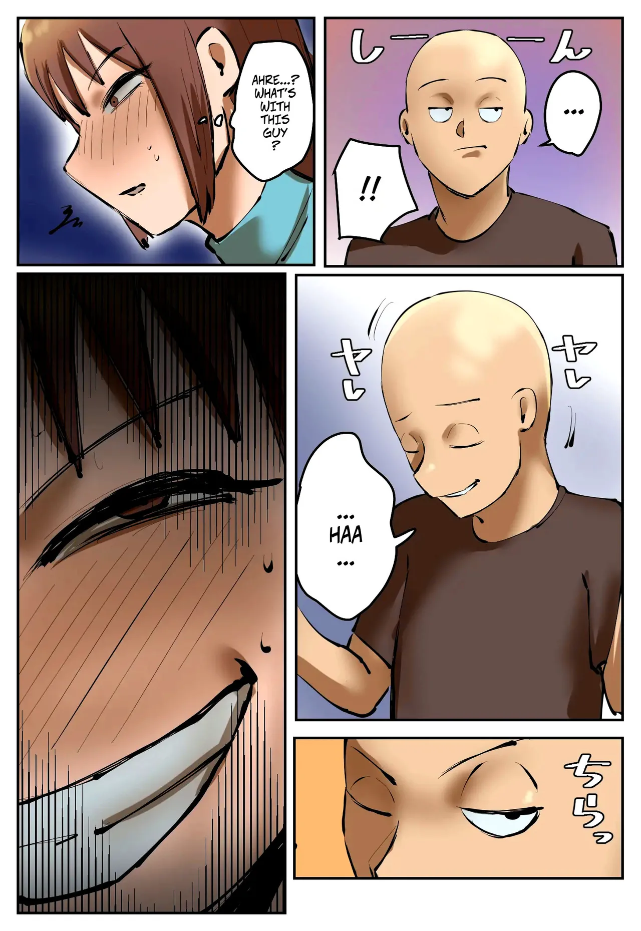[Chotto B-Sen]My Part-Time Job Is To Get Revenge: The Loose Woman -- Fukushuu Yami Beit "Machi no Keikan ga Kowareru Kono Oppai Onna o Oidashite Hoshii"[Colorized] Page 8