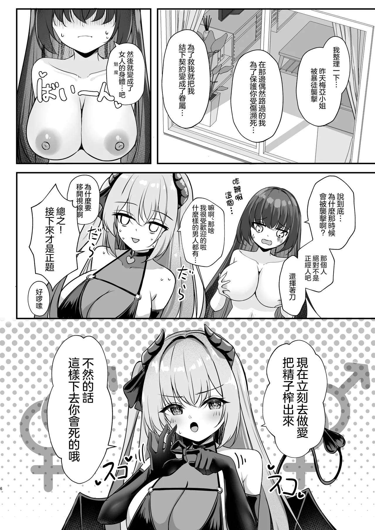 [Party Balut (Balut)]Succubus ni TS Shitemo Zettai ni Mesu Ochi Nante Shinai! | 就算TS成了魅魔我也绝对不会雌堕的！[Chinese] [瑞树汉化组] [Digital] Page 6