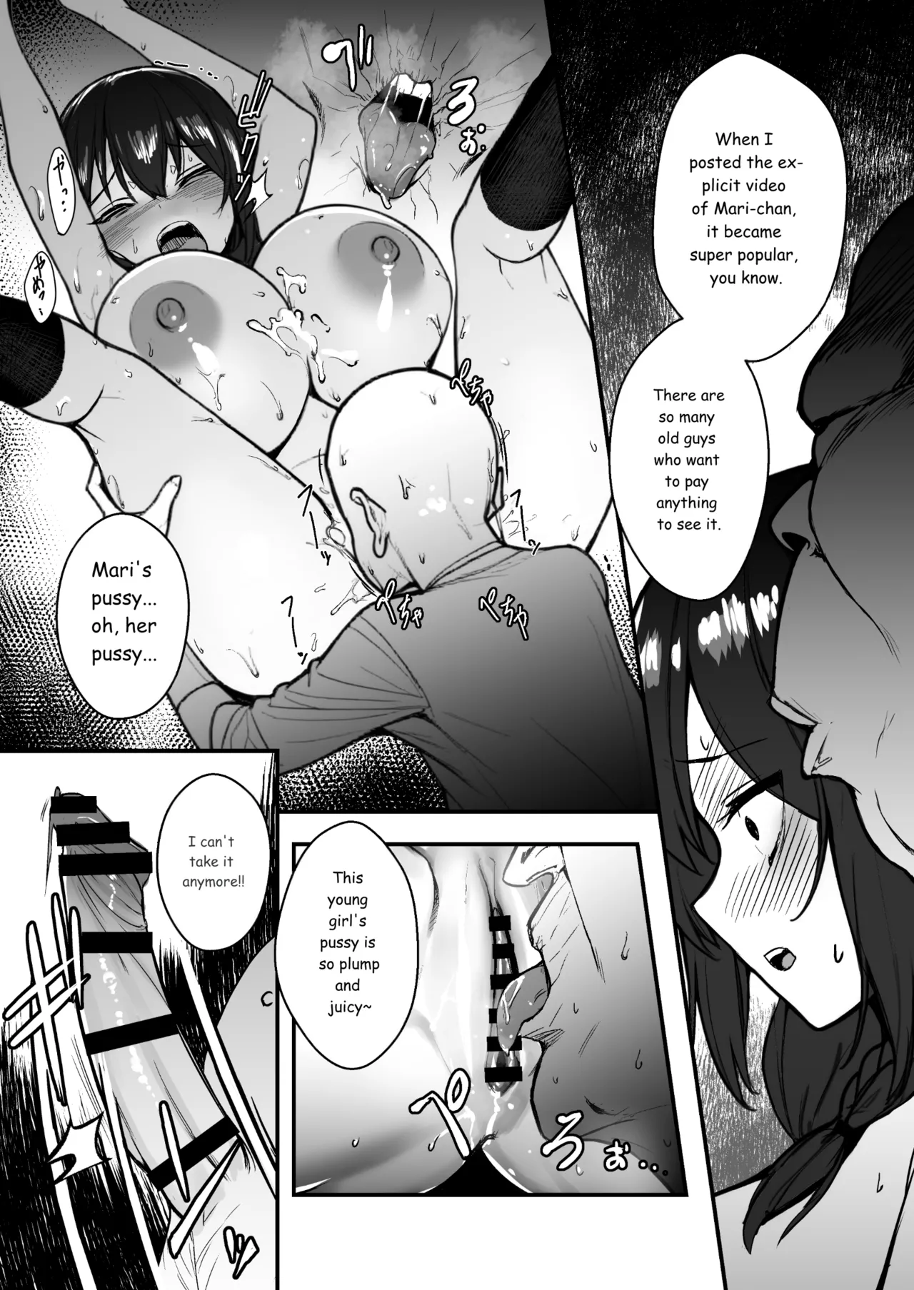 [Doushoku (Gen)]Jinsei Shuuryou Arbeit ~Kyonyuu Shoujo wa Sekuhara Tenchou ni Haramasareru~[English] [MTL] [Digital] Page 36