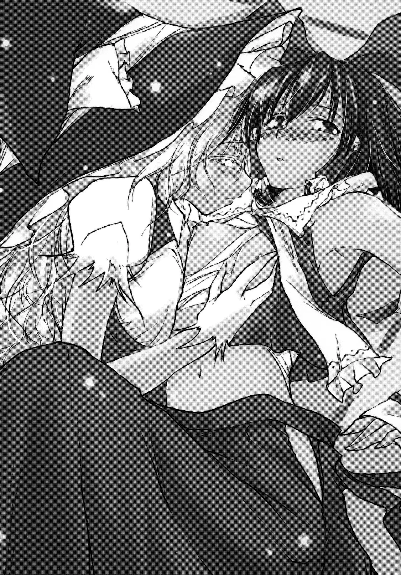 [Yuugen Sangyou Sukimakaze (Tanken Harahara)]Reemu to Marisa ga Chuu suru dake de Owaranai Hon.(Touhou Project) [Chinese] [茶与金平糖汉化组] Page 4