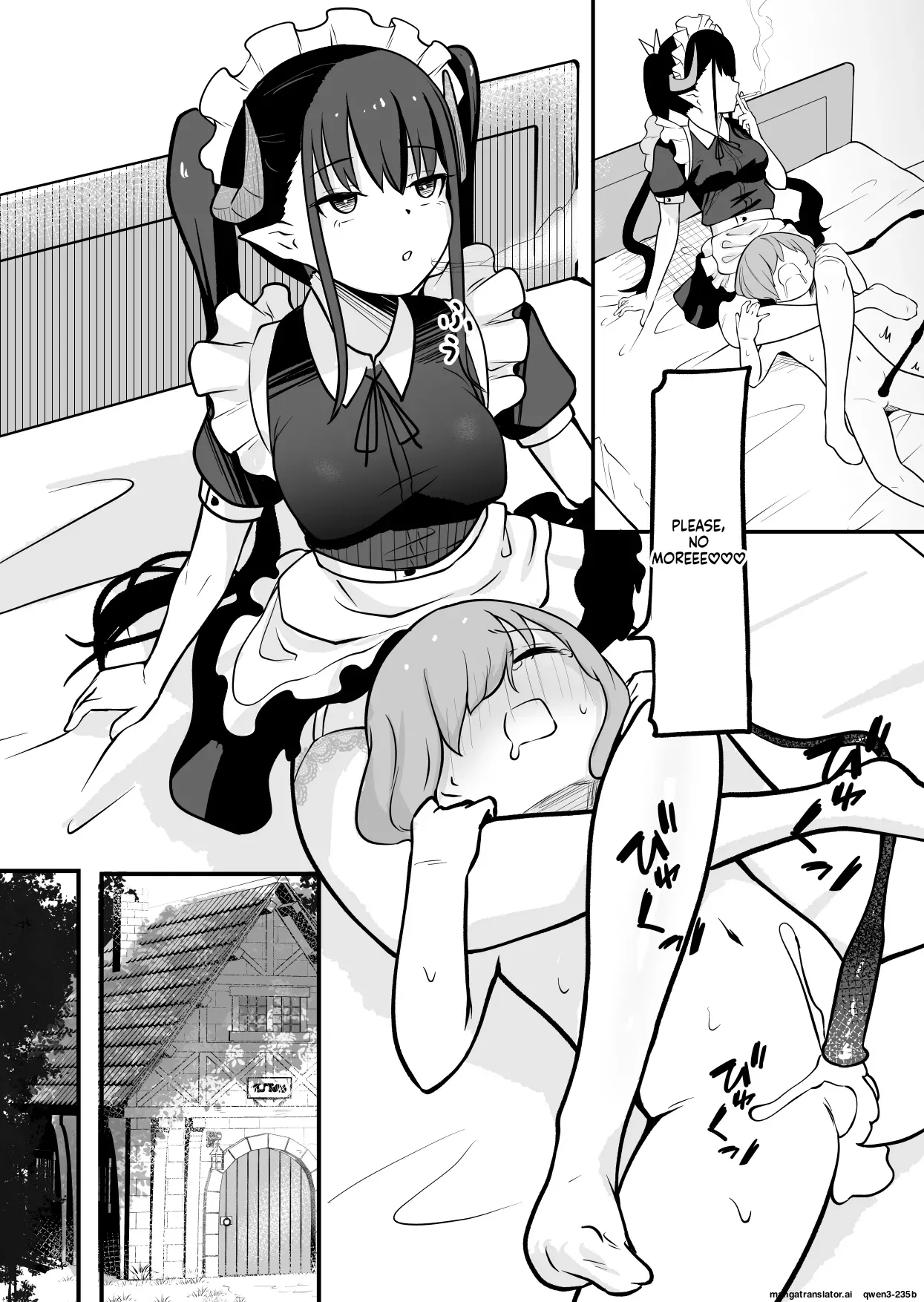 [Permission (Zandoro)]Succubus no Oyado ni Goyoujin ~Succubus ni Shimeagerarete Ochinchin kara Level o Shibori Torareru Ohanashi~[English] [SCANMTL] Page 16