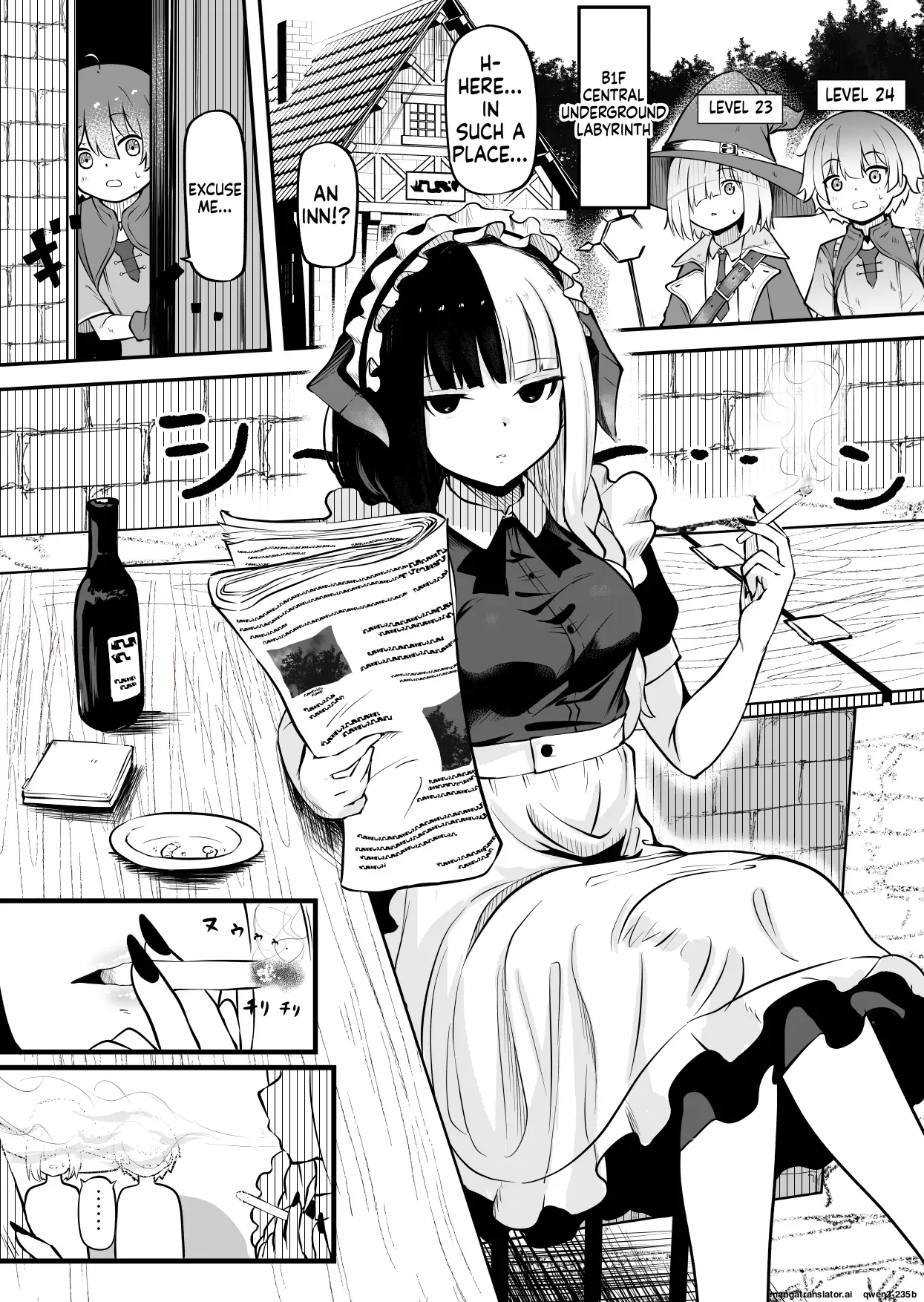 [Permission (Zandoro)]Succubus no Oyado ni Goyoujin ~Succubus ni Shimeagerarete Ochinchin kara Level o Shibori Torareru Ohanashi~[English] [SCANMTL] Page 2