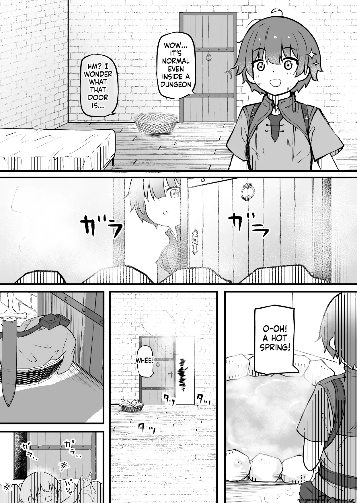 [Permission (Zandoro)]Succubus no Oyado ni Goyoujin ~Succubus ni Shimeagerarete Ochinchin kara Level o Shibori Torareru Ohanashi~[English] [SCANMTL] Page 6