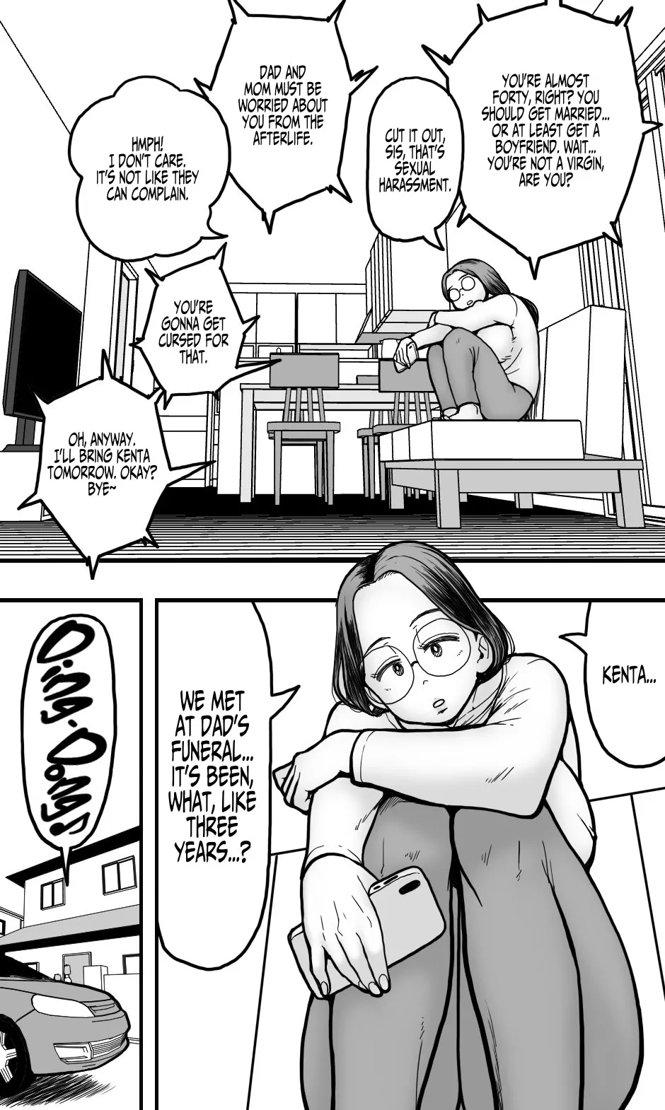 [Polbockle]A Plain Late 30's Virgin Aunt Gives In To Lust For Rude Nephew[English] [Iulius] Page 3