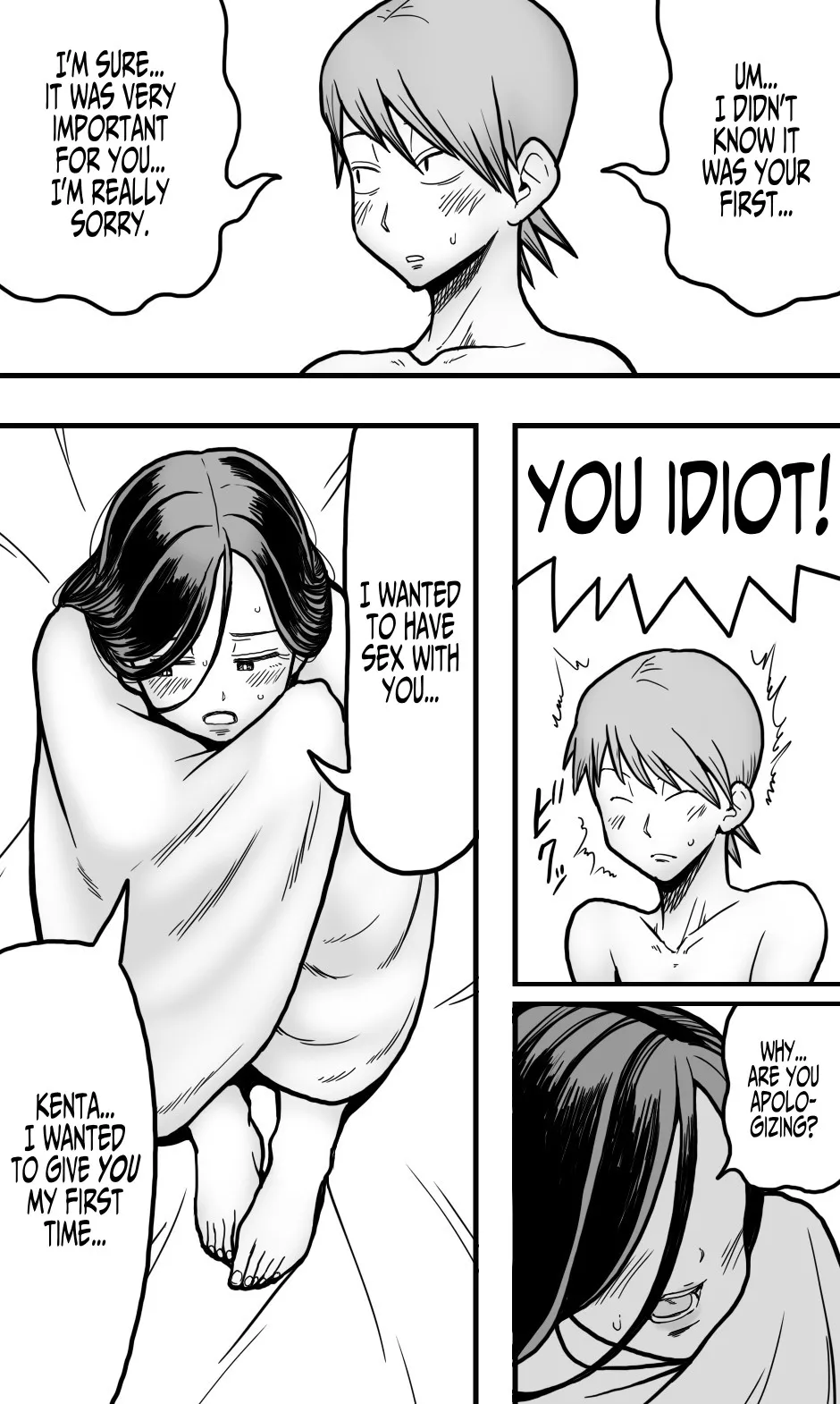 [Polbockle]A Plain Late 30's Virgin Aunt Gives In To Lust For Rude Nephew[English] [Iulius] Page 31