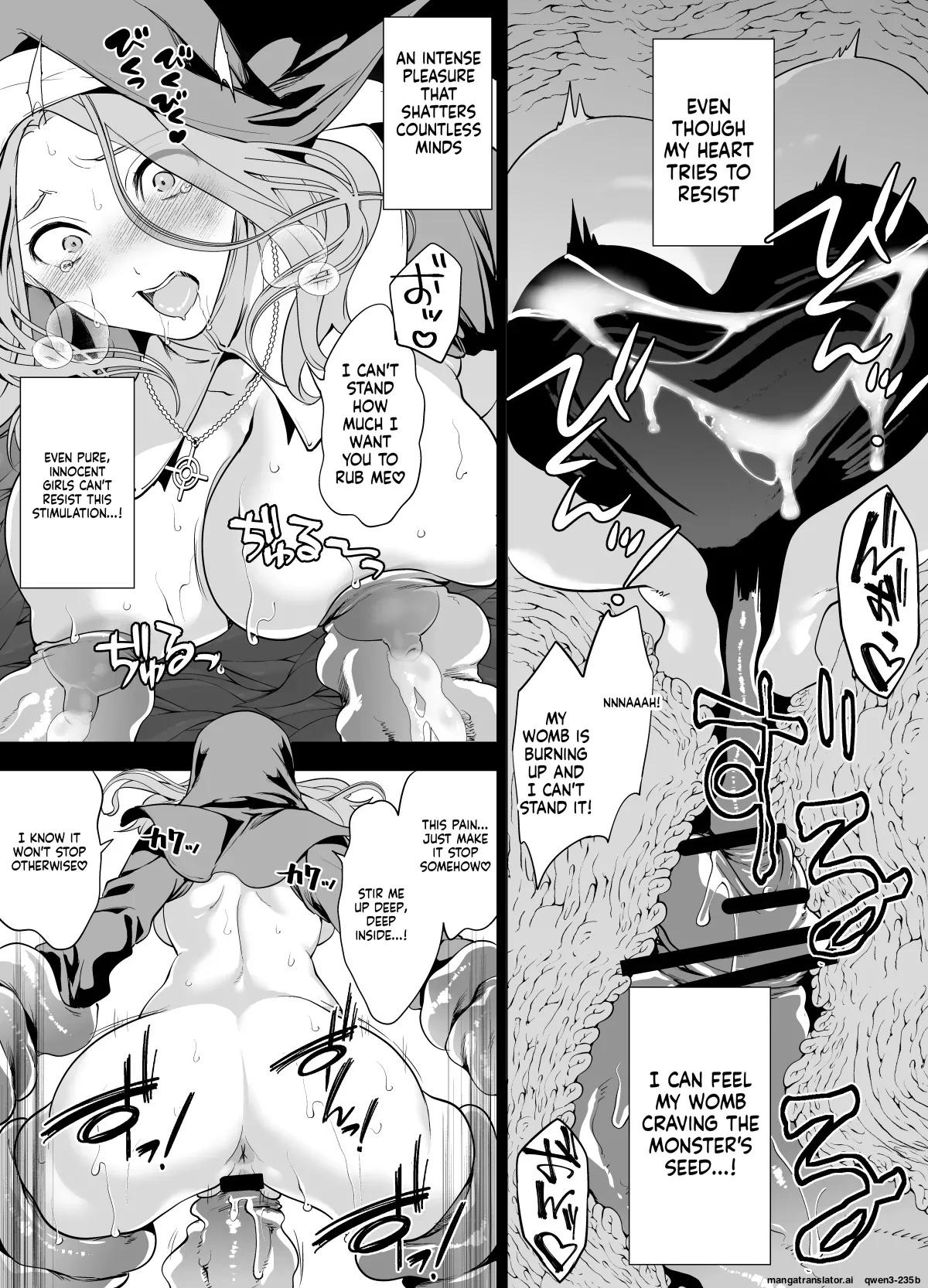 [Miyahara Ayumu]Shokushu ni Haiboku shita Seijo, Muzan[English] [SCANMTL] Page 24