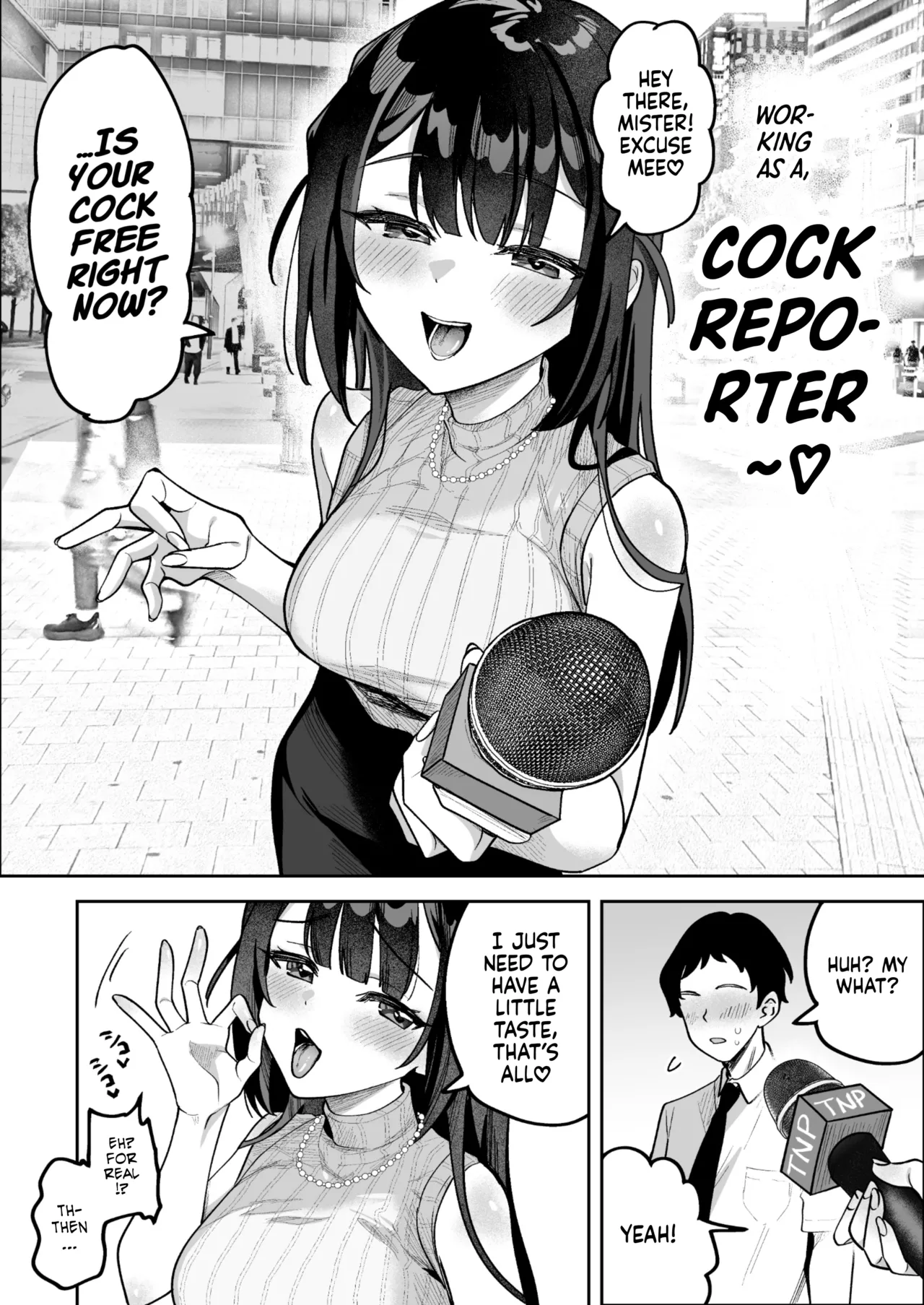 [Uzura Frontier (Mukimoto Koko)]Ochinpo Gourmet Reporter Mue-chan | Mue-Chan, Penis Gourmet Reporter[English] [gotbored] [Digital] Page 3