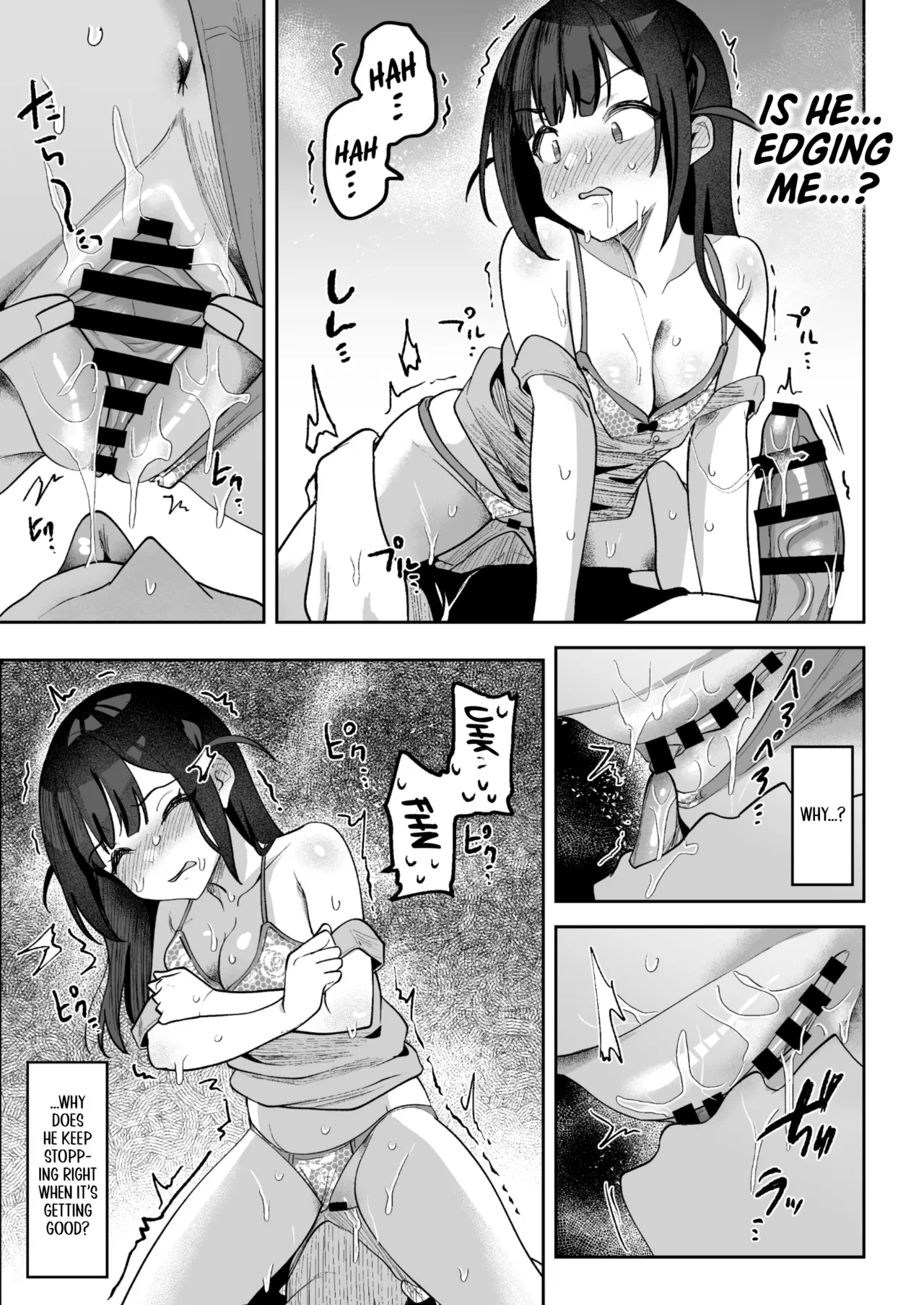 [Uzura Frontier (Mukimoto Koko)]Ochinpo Gourmet Reporter Mue-chan | Mue-Chan, Penis Gourmet Reporter[English] [gotbored] [Digital] Page 56