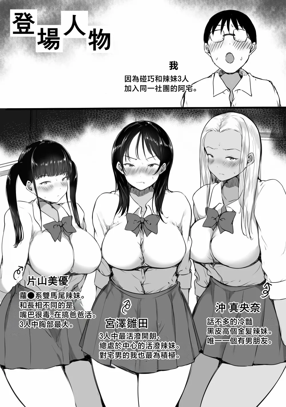 [Kodomo to Kodomo (Itachimaki)]Bocchi no Ore ga Kyonyuu Gal 3-nin ni Yuuwaku sareteru Ken ~Ecchi Gasshuku Hen~[Chinese] Page 3