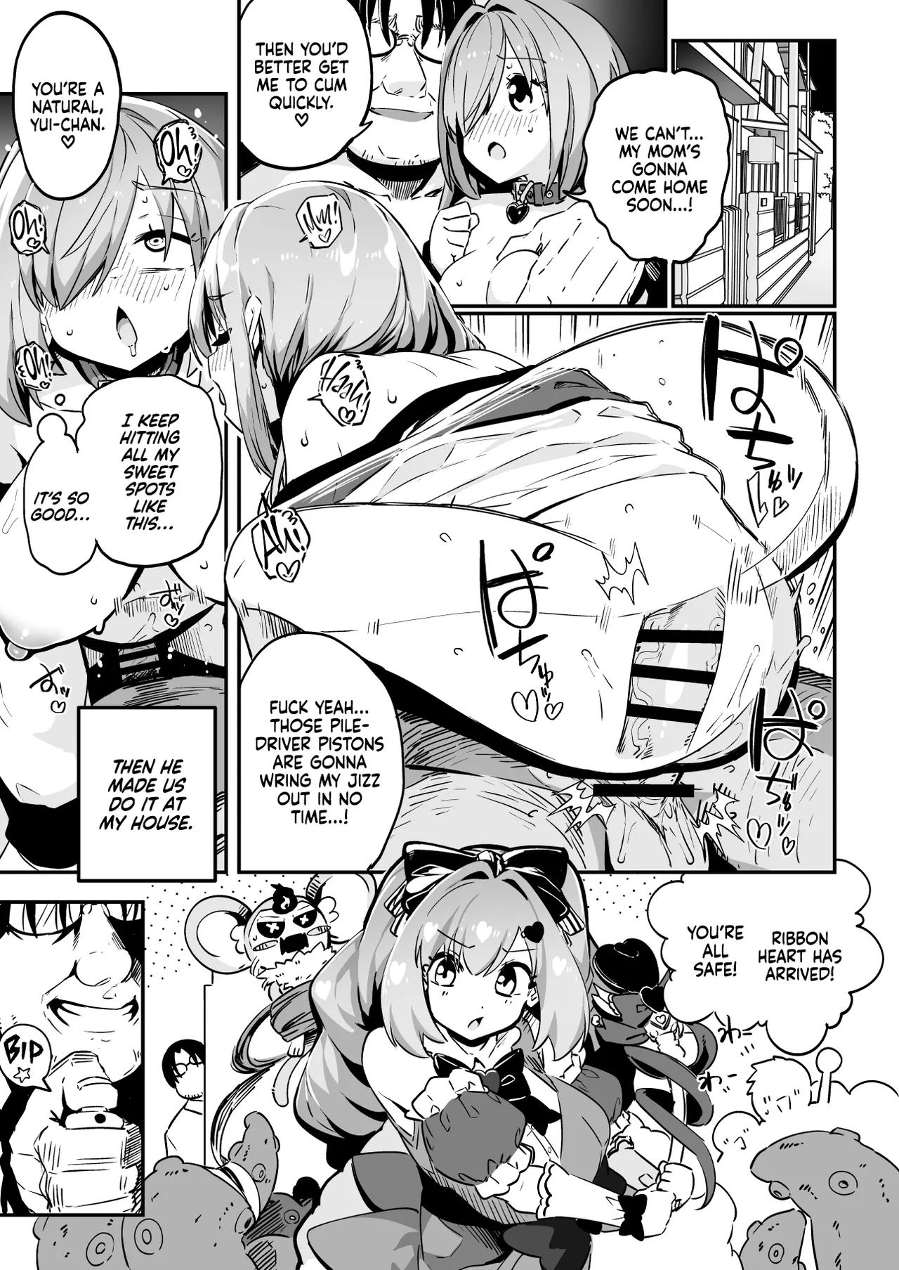 [Mannen Dokodoko Dondodoko (Tottotonero Tarou.)]Mahou Shoujo no Naoshikata (Otoshikata) Kizu o Naoseru no wa Oji-san dake!! | Healing (Breaking) a Magical Girl - Only Oji-san Can Cure Her Wounds![English] [Xzosk] Page 26