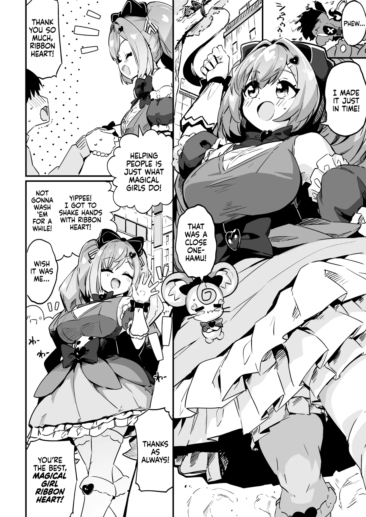 [Mannen Dokodoko Dondodoko (Tottotonero Tarou.)]Mahou Shoujo no Naoshikata (Otoshikata) Kizu o Naoseru no wa Oji-san dake!! | Healing (Breaking) a Magical Girl - Only Oji-san Can Cure Her Wounds![English] [Xzosk] Page 3