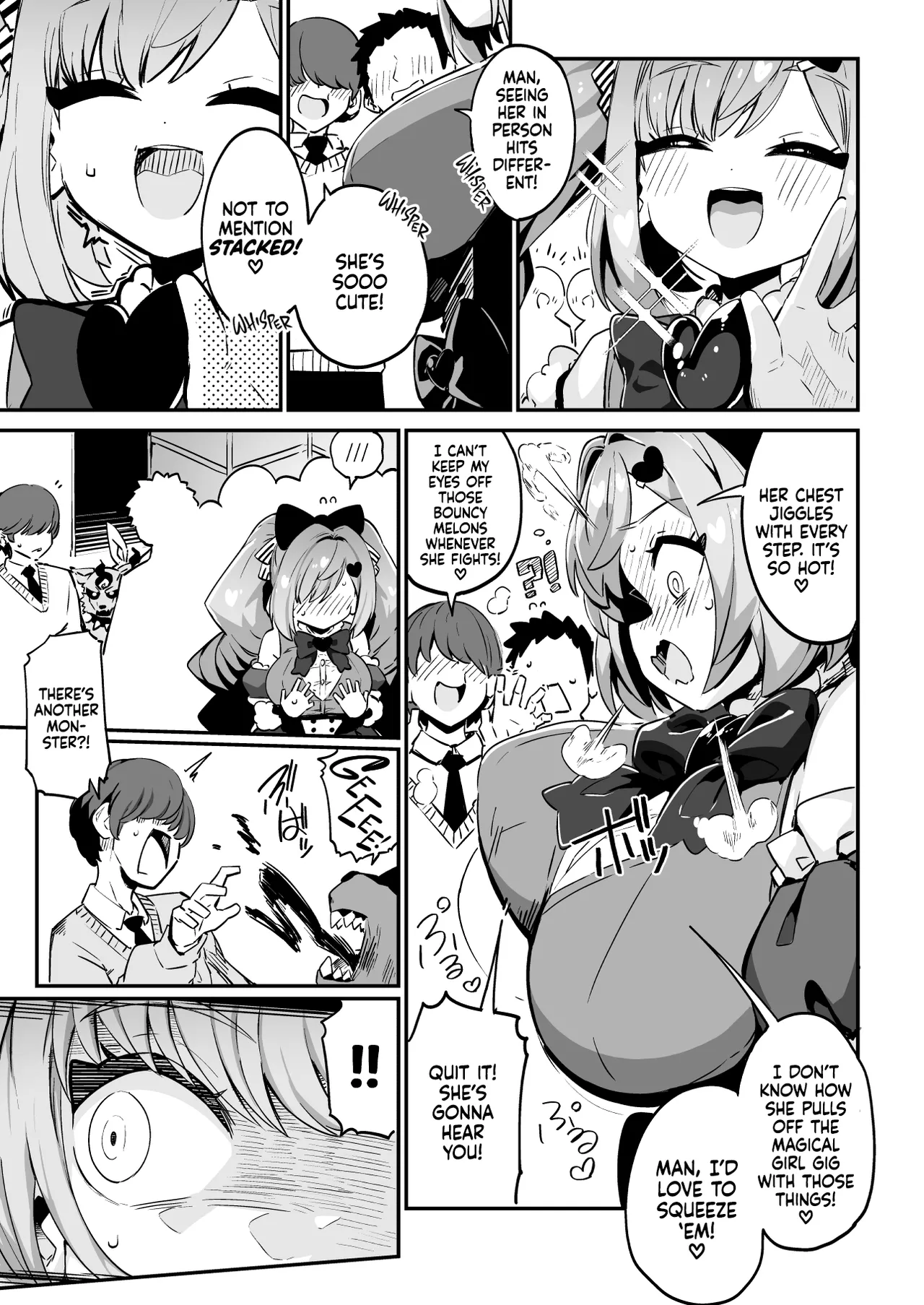 [Mannen Dokodoko Dondodoko (Tottotonero Tarou.)]Mahou Shoujo no Naoshikata (Otoshikata) Kizu o Naoseru no wa Oji-san dake!! | Healing (Breaking) a Magical Girl - Only Oji-san Can Cure Her Wounds![English] [Xzosk] Page 4