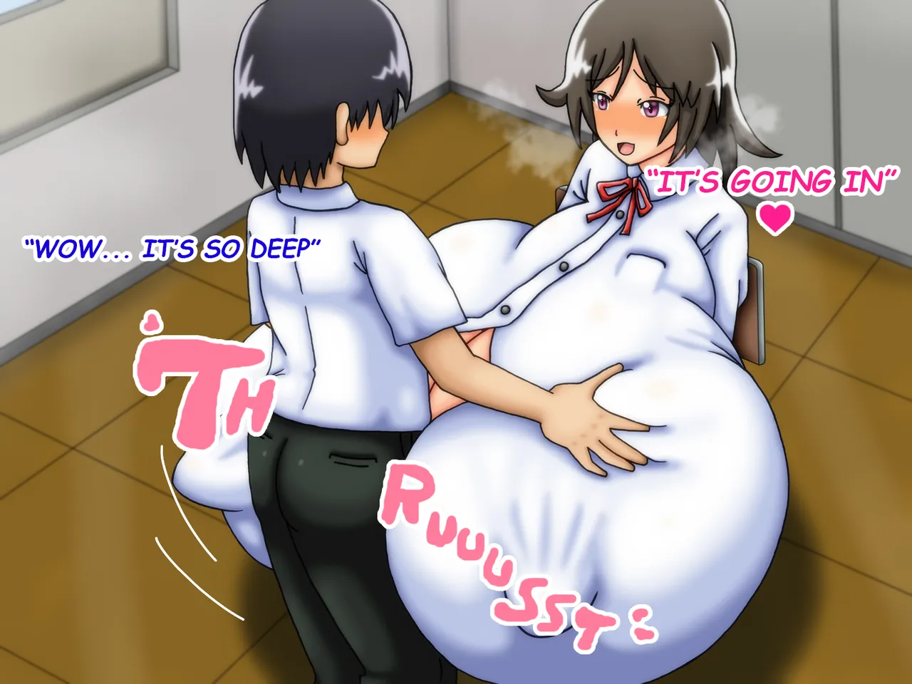 [Kakkuu Mogura]Reunited! My childhood Sweetheart's Breasts Have Grown Super Huge![English] Page 114