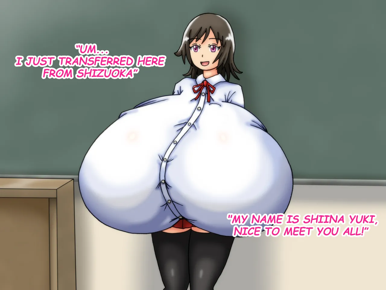 [Kakkuu Mogura]Reunited! My childhood Sweetheart's Breasts Have Grown Super Huge![English] Page 14
