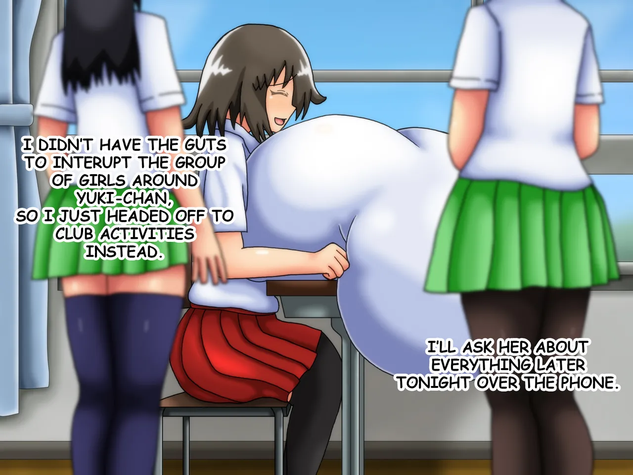 [Kakkuu Mogura]Reunited! My childhood Sweetheart's Breasts Have Grown Super Huge![English] Page 31