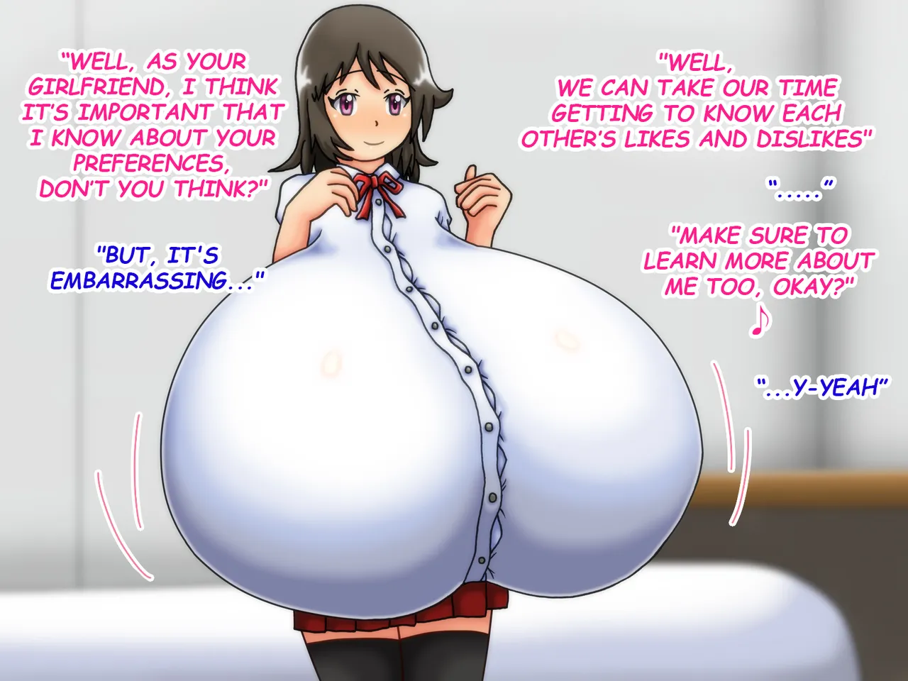 [Kakkuu Mogura]Reunited! My childhood Sweetheart's Breasts Have Grown Super Huge![English] Page 63