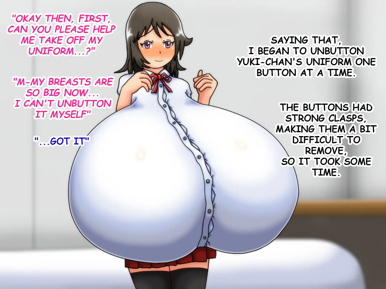 [Kakkuu Mogura]Reunited! My childhood Sweetheart's Breasts Have Grown Super Huge![English] Page 64