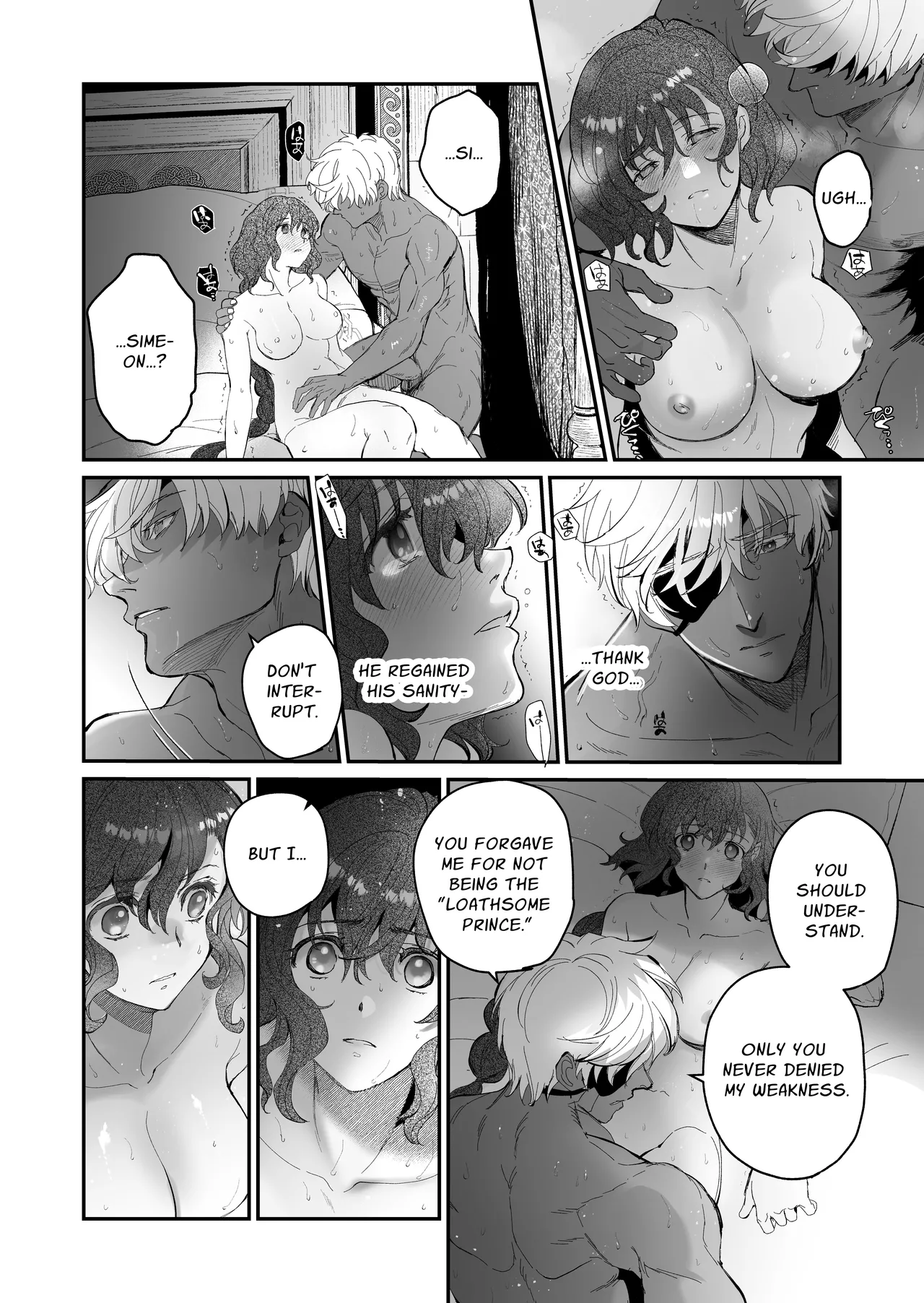 [Toko-ya (Kitoen)]Shikei Senkoku Sareta Kenjo ga Kiraware Ouji ni Dekiai Sarete, Shiawase ni Naru made no Monogatari Kouhen | The Condemned Wise Woman and The Loathsome Prince Who Adores Her 3[English] Page 128