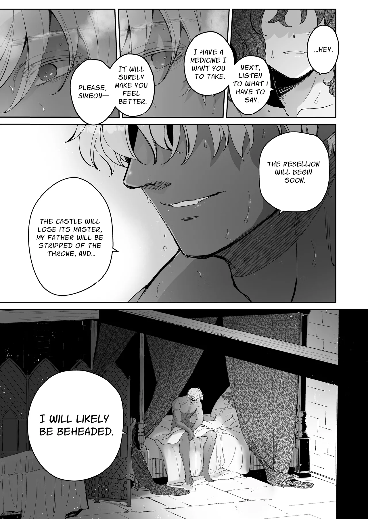 [Toko-ya (Kitoen)]Shikei Senkoku Sareta Kenjo ga Kiraware Ouji ni Dekiai Sarete, Shiawase ni Naru made no Monogatari Kouhen | The Condemned Wise Woman and The Loathsome Prince Who Adores Her 3[English] Page 131