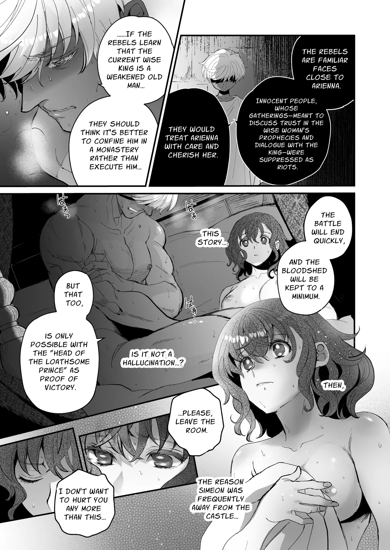 [Toko-ya (Kitoen)]Shikei Senkoku Sareta Kenjo ga Kiraware Ouji ni Dekiai Sarete, Shiawase ni Naru made no Monogatari Kouhen | The Condemned Wise Woman and The Loathsome Prince Who Adores Her 3[English] Page 133
