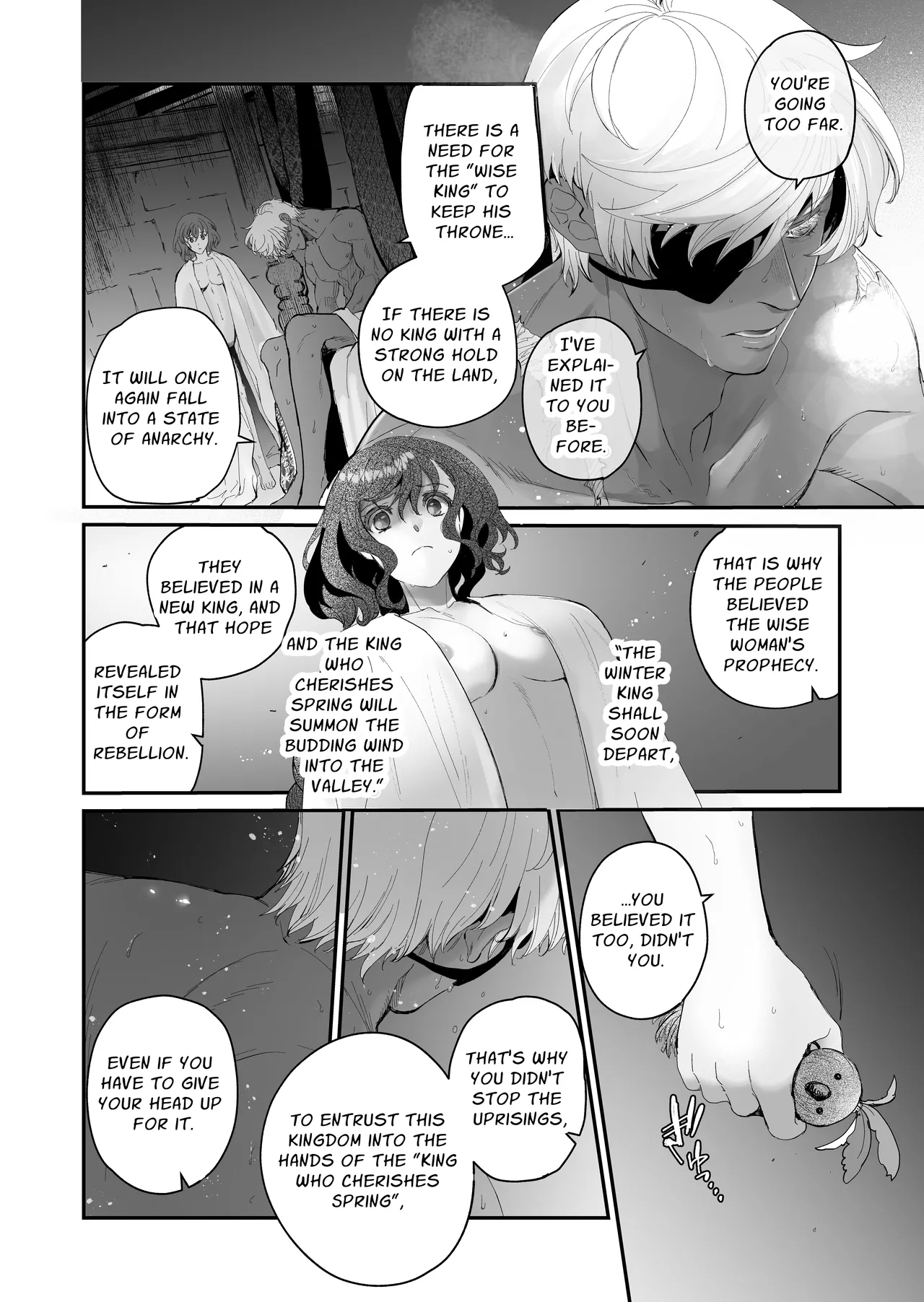 [Toko-ya (Kitoen)]Shikei Senkoku Sareta Kenjo ga Kiraware Ouji ni Dekiai Sarete, Shiawase ni Naru made no Monogatari Kouhen | The Condemned Wise Woman and The Loathsome Prince Who Adores Her 3[English] Page 136