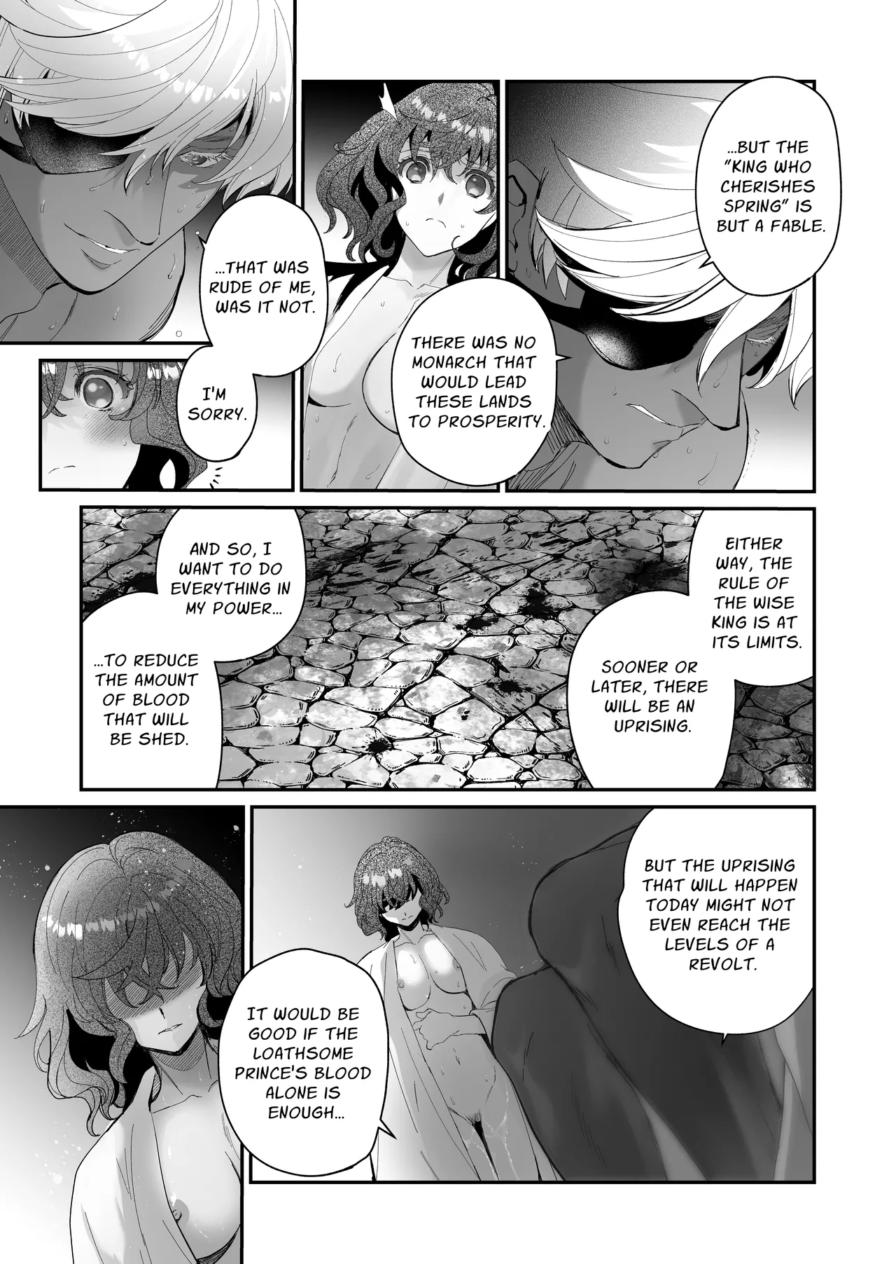 [Toko-ya (Kitoen)]Shikei Senkoku Sareta Kenjo ga Kiraware Ouji ni Dekiai Sarete, Shiawase ni Naru made no Monogatari Kouhen | The Condemned Wise Woman and The Loathsome Prince Who Adores Her 3[English] Page 137