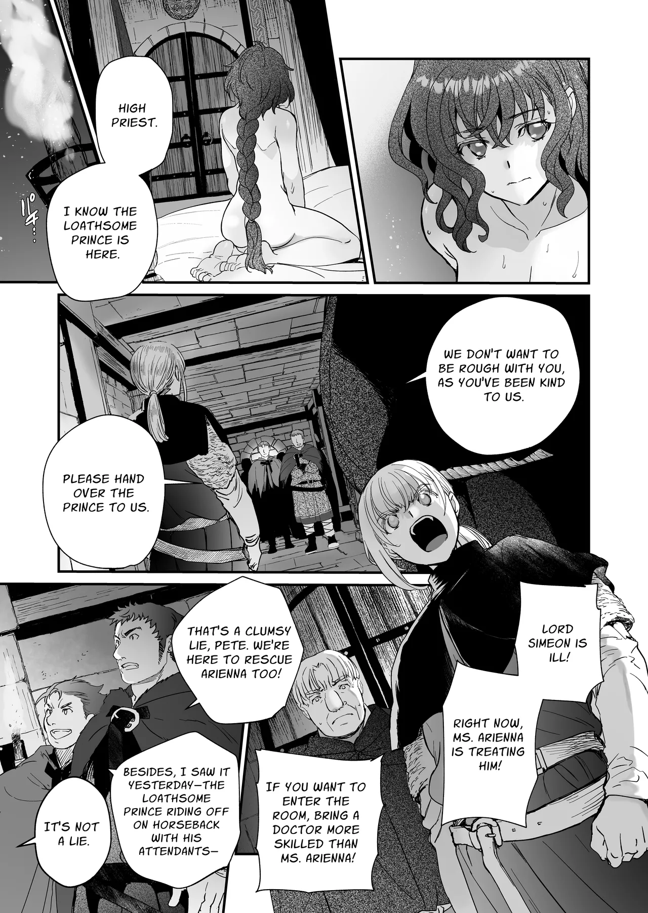 [Toko-ya (Kitoen)]Shikei Senkoku Sareta Kenjo ga Kiraware Ouji ni Dekiai Sarete, Shiawase ni Naru made no Monogatari Kouhen | The Condemned Wise Woman and The Loathsome Prince Who Adores Her 3[English] Page 185